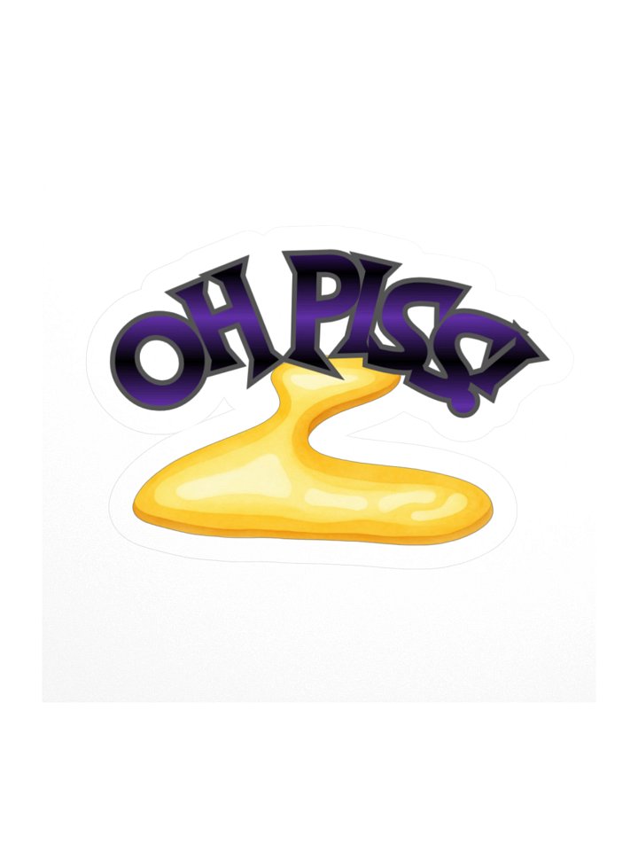 Oh piss sticker product image (1)