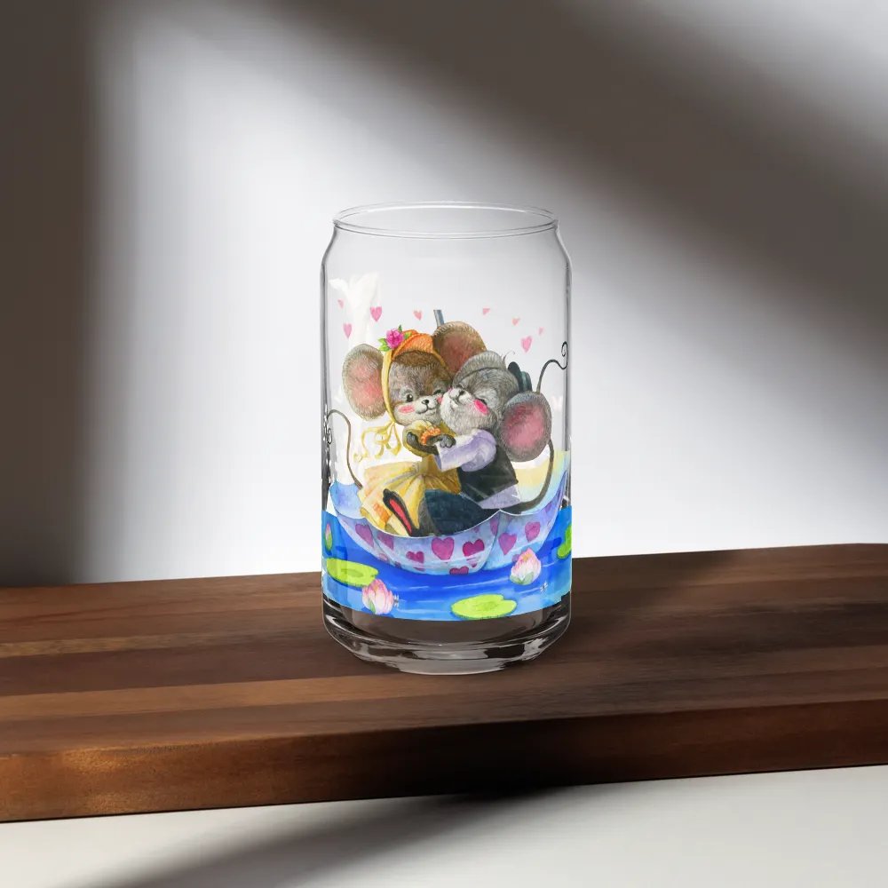 Four Seasons of Love: Sailing Into Summer Can-Shaped Glass | Romantic Summer Drinkware product image (5)