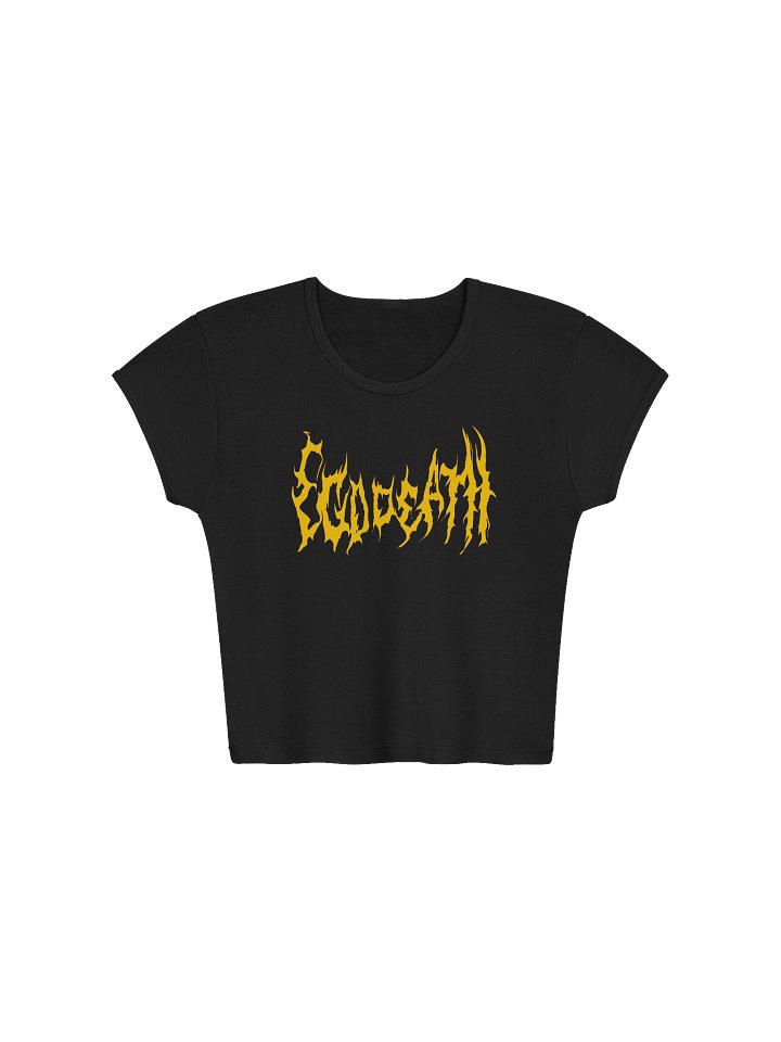 ego death metal baby tee product image (1)