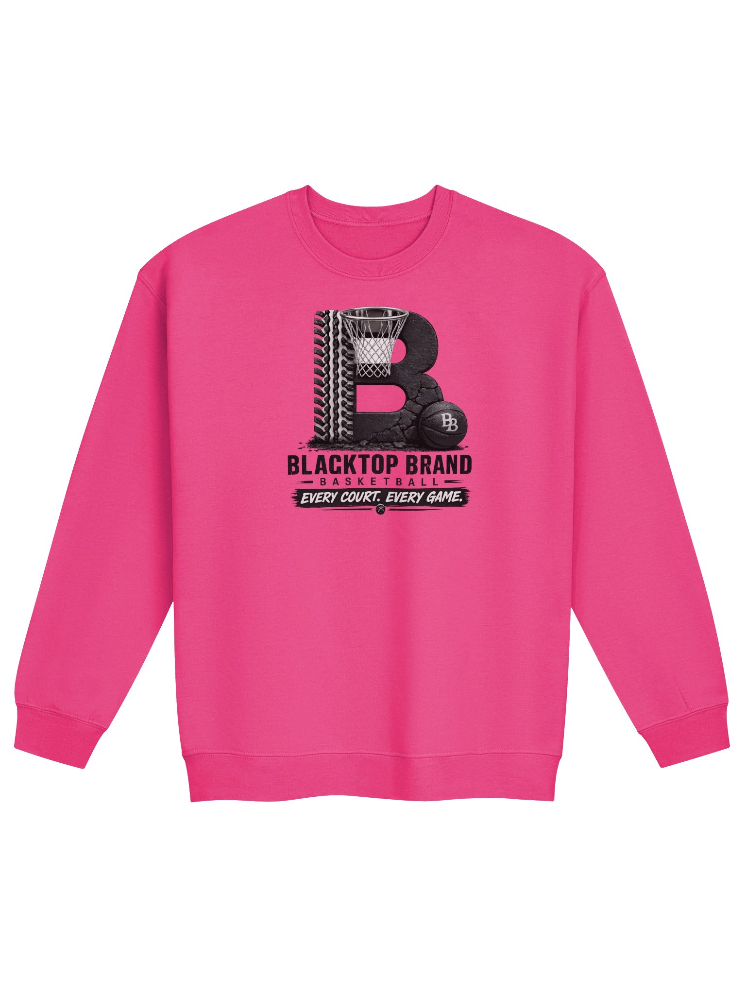 Blacktop Brand Basketball Crewneck product image (1)