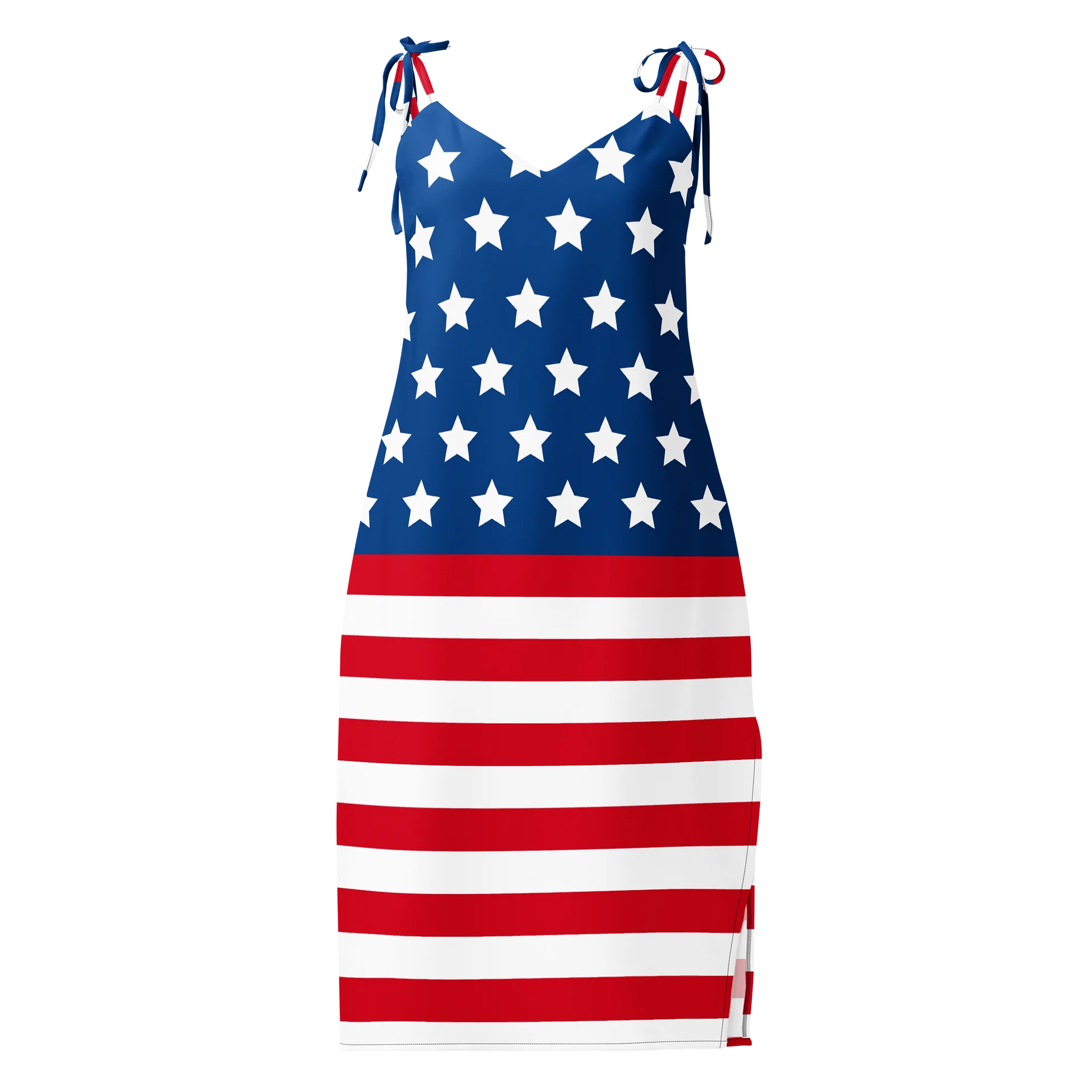 All-Over Print Slip Dress - Miss America product image (1)