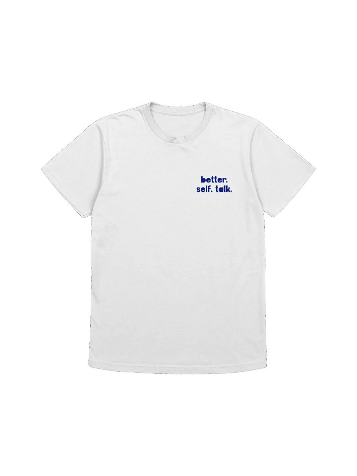 Better. Self. Talk. T-Shirt (Navy & Red) product image (1)