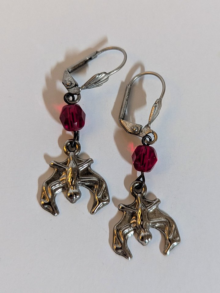 Vintage Hanging Classic Bat Earrings product image (1)