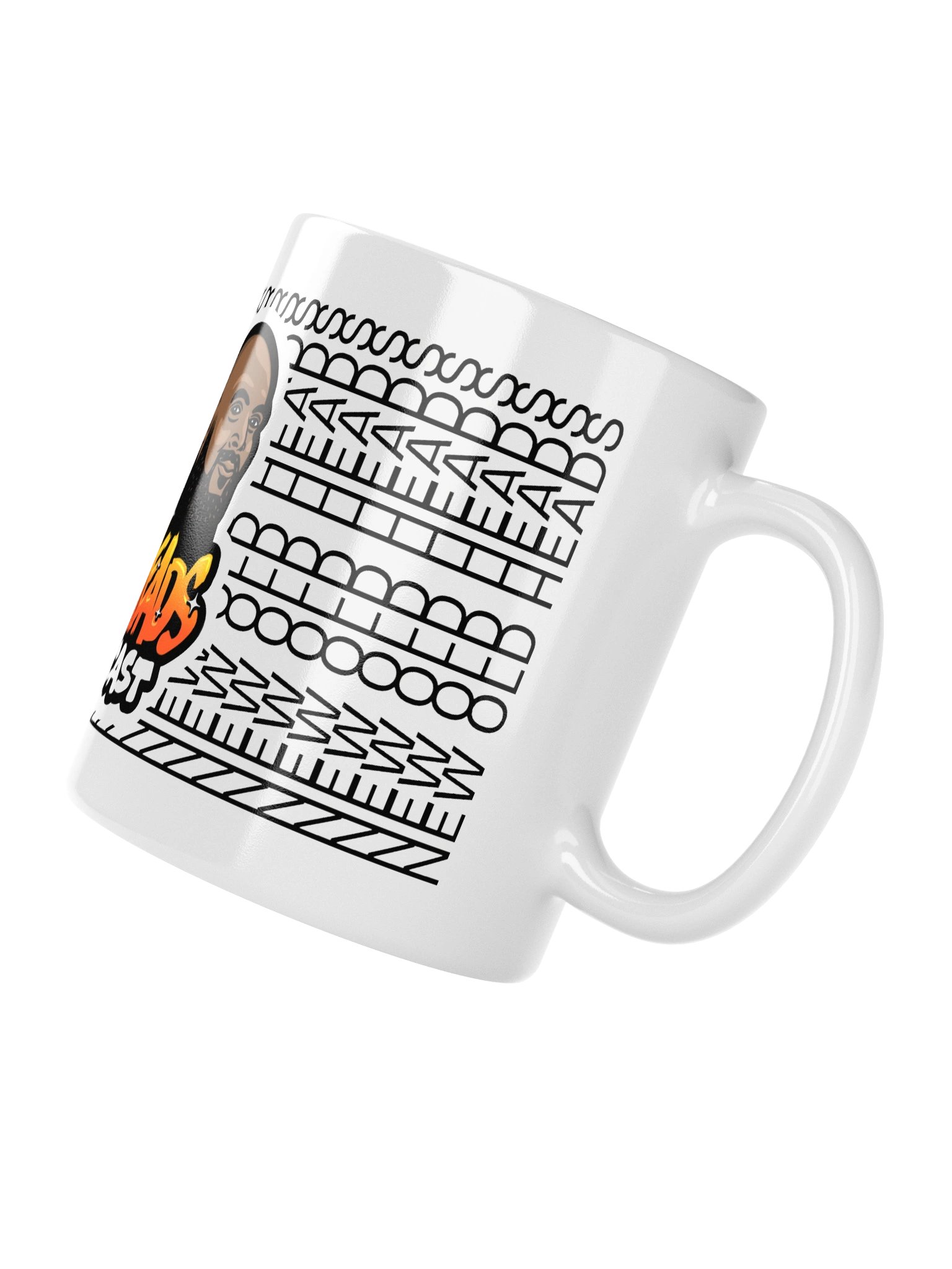 New Old Head's Hidden White Glossy Mug product image (4)