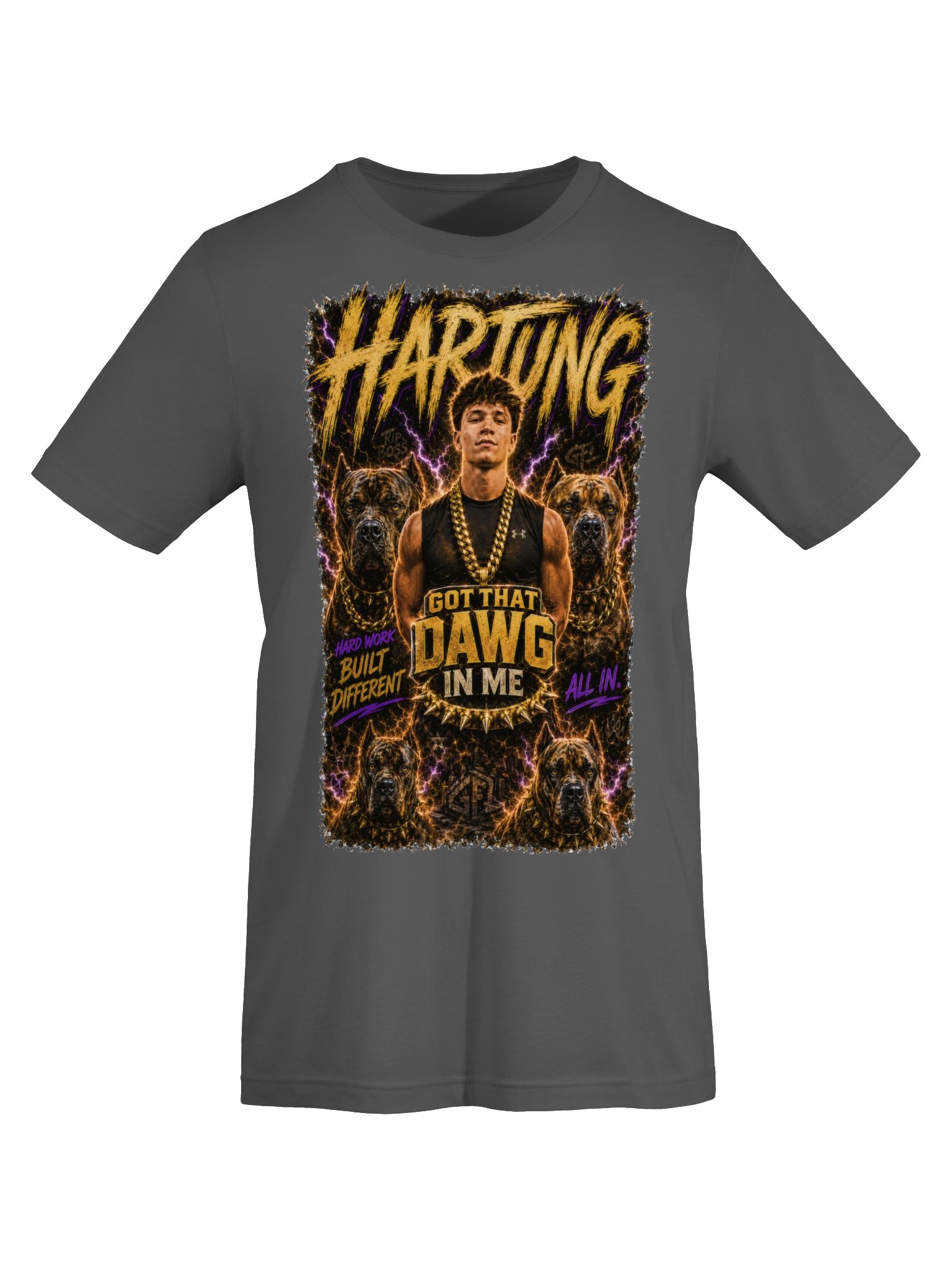 Hard Work Built Different Dawg Tee product image (5)