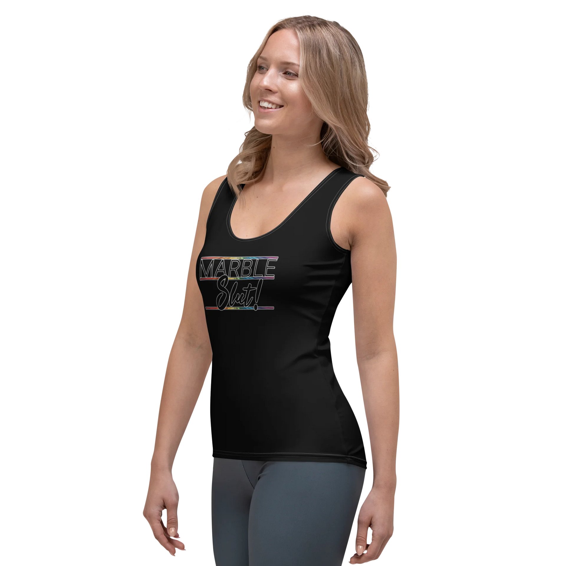 Marble Slut Fitted Tank product image (1)