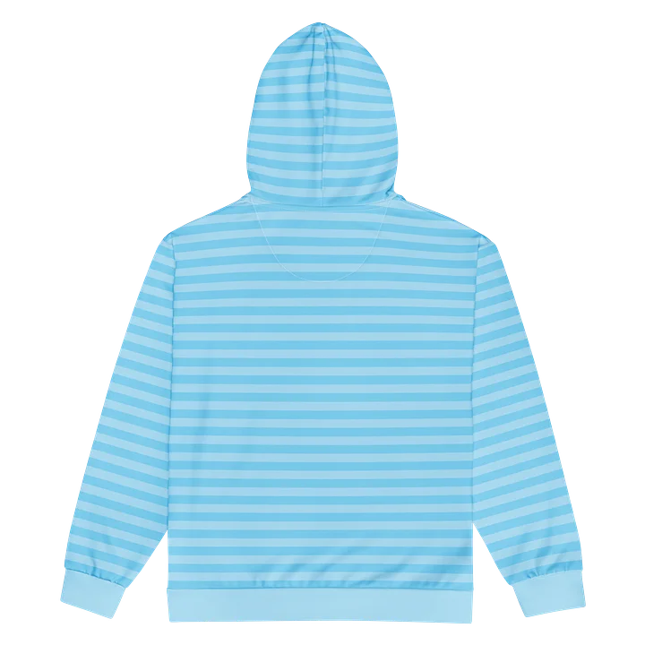 Light Blue Kat Skull Hoodie Stripped Hoodie product image (2)