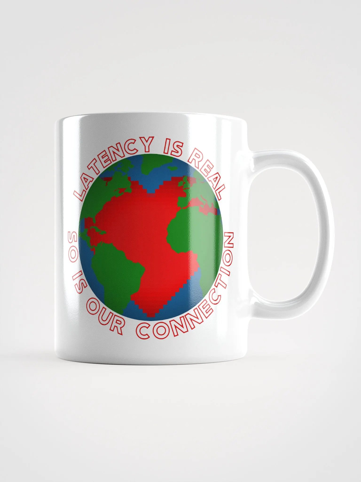 Latency Is Real - Glossy Mug product image (2)