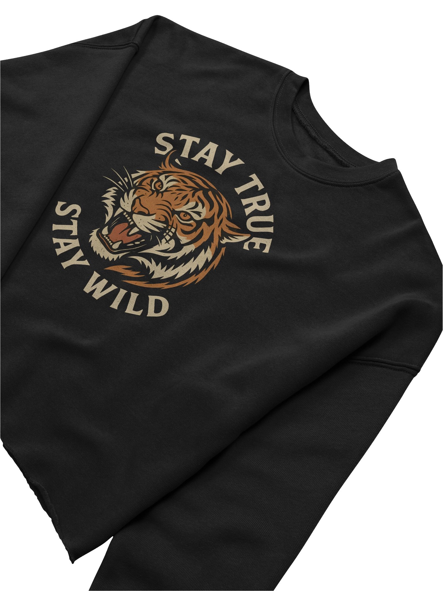 "Stay True, Stay Wild" Crop Sweatshirt product image (5)