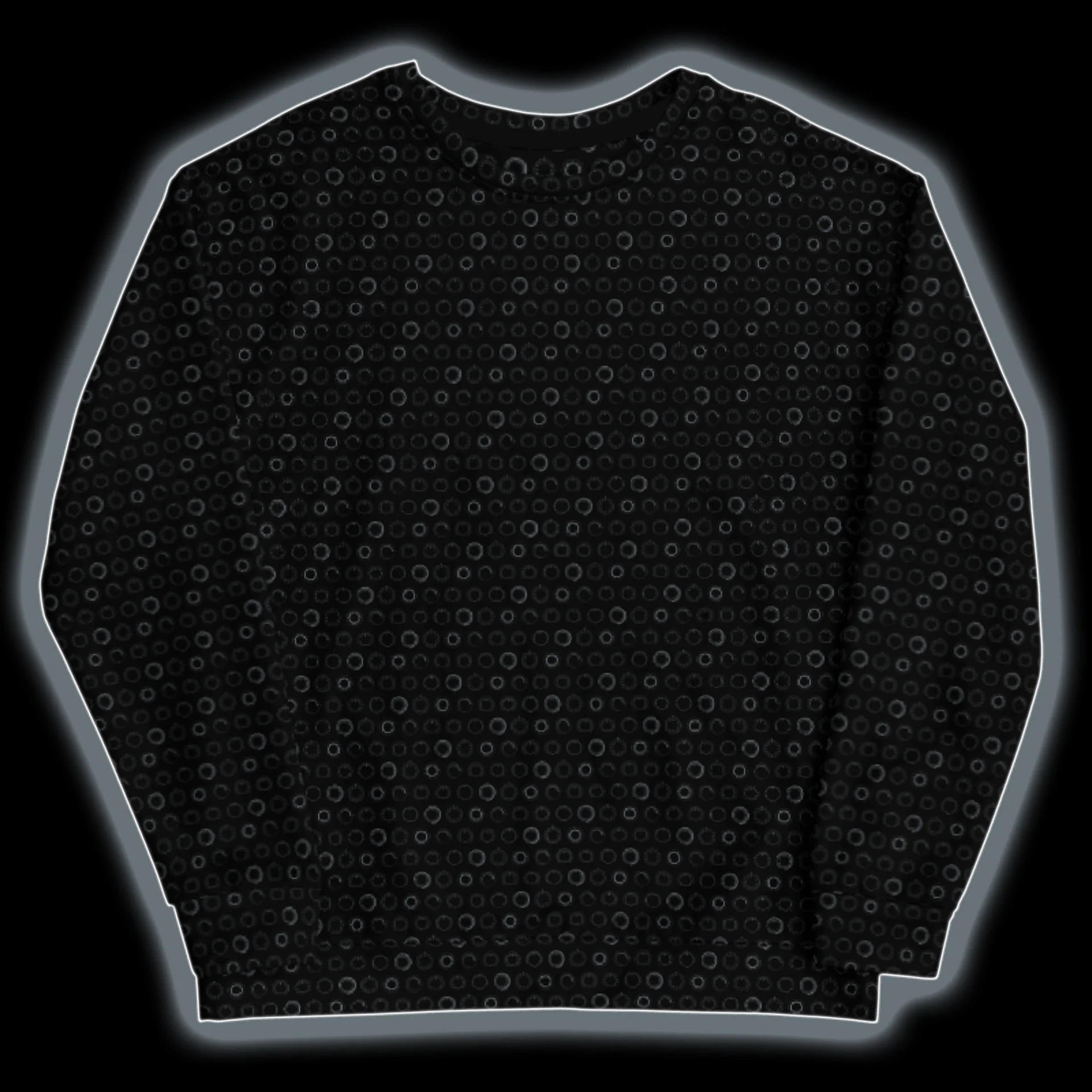 Synthesis Controls Sweatshirt - (7 Modular Synth Dials) MERCURY product image (7)