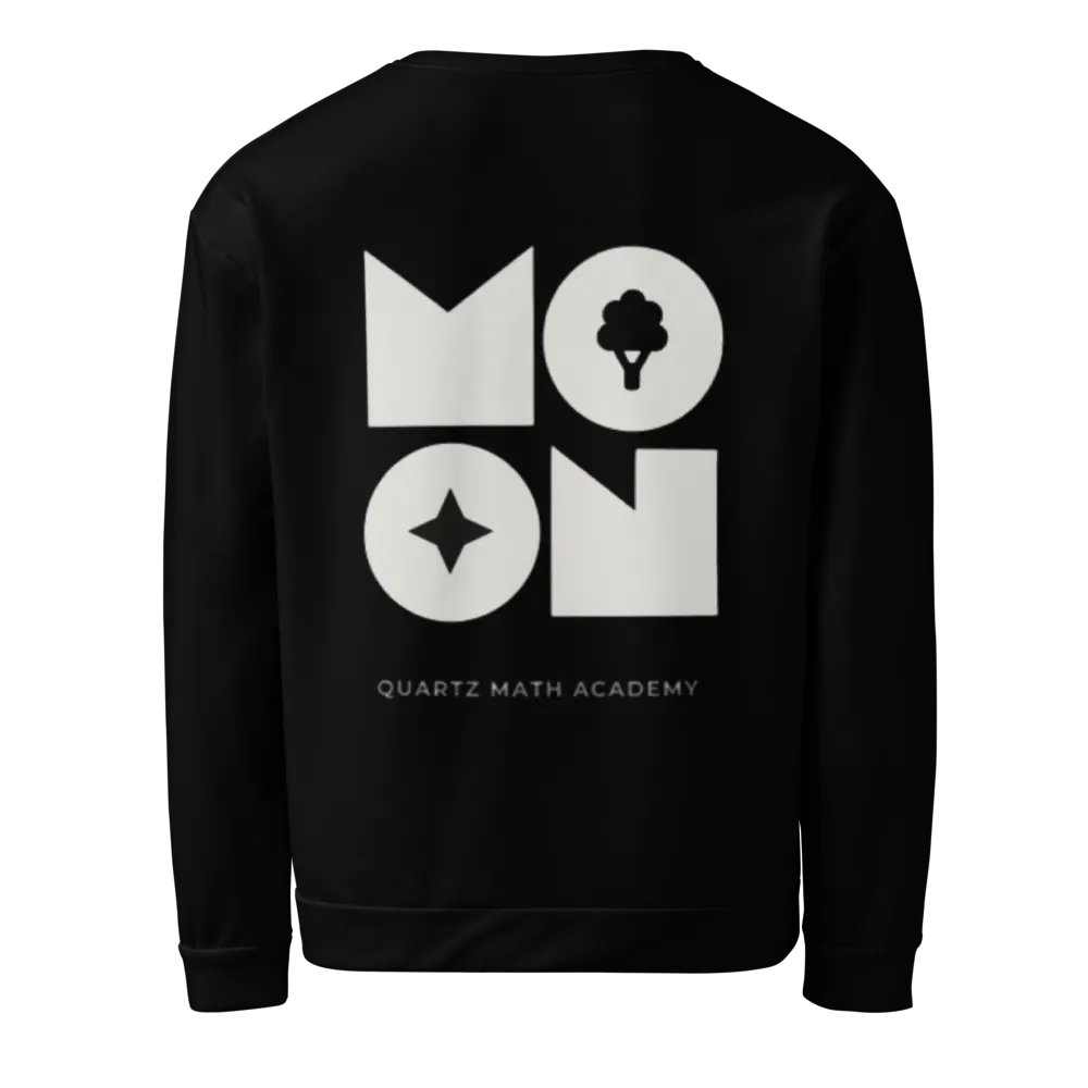 quartz math apparel Moon Collection Sweatshirt All Over Design product image (2)