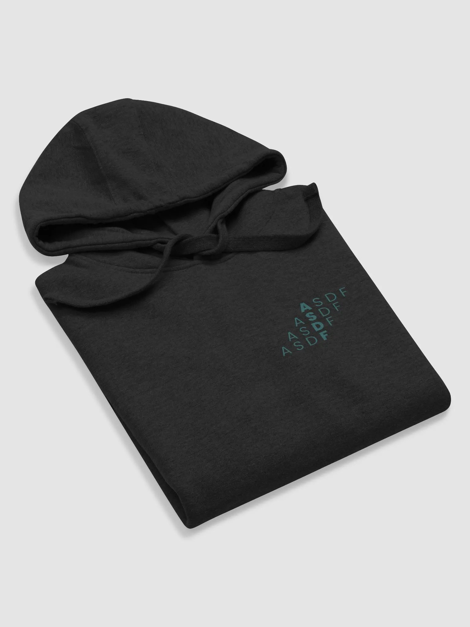 ASDF Hoodie (Teal Logo) product image (30)
