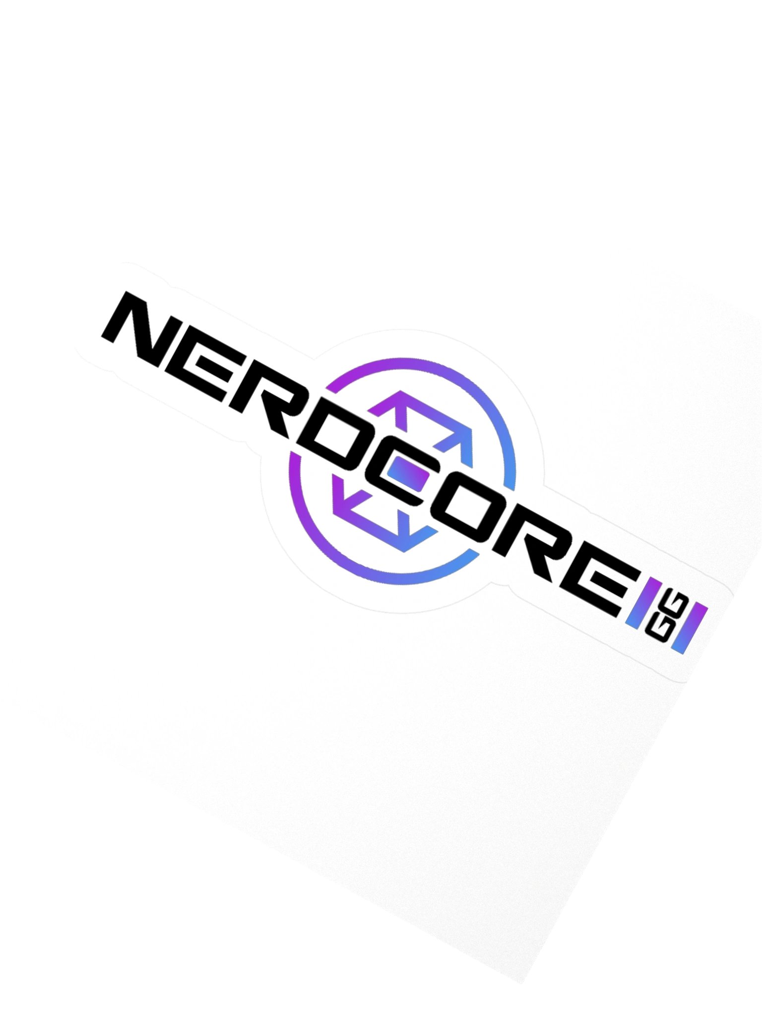 NERDCORE Full Logo Sticker product image (5)