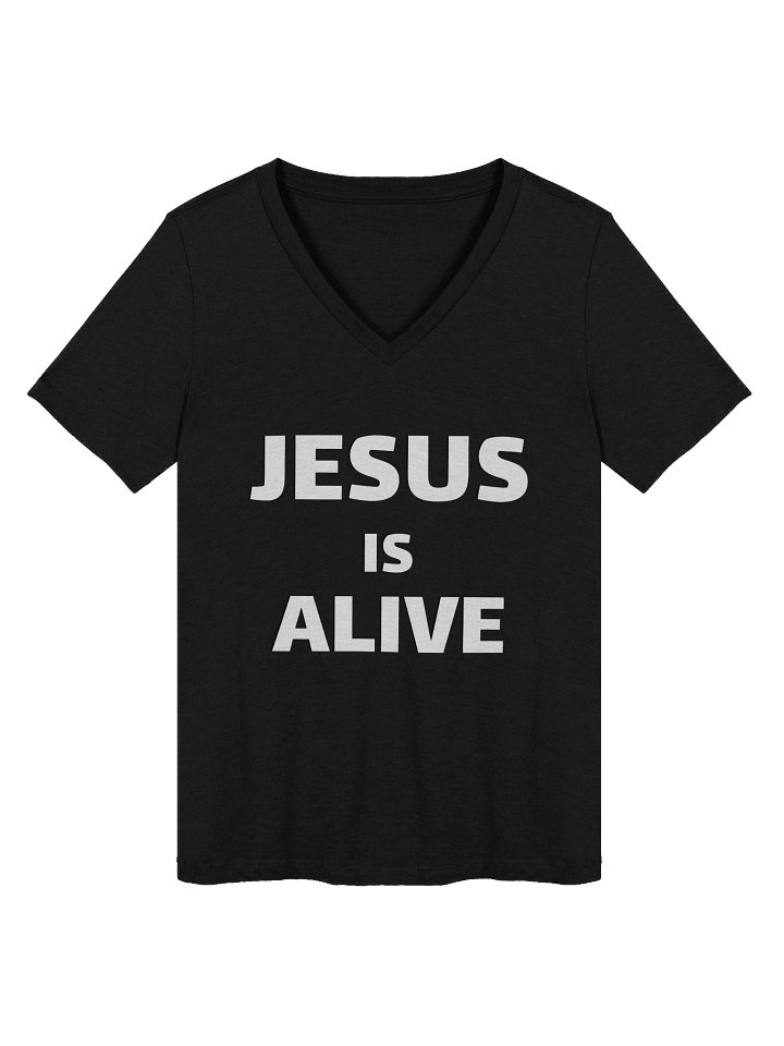 Jesus Is Alive Women's V-Neck T-Shirt product image (2)