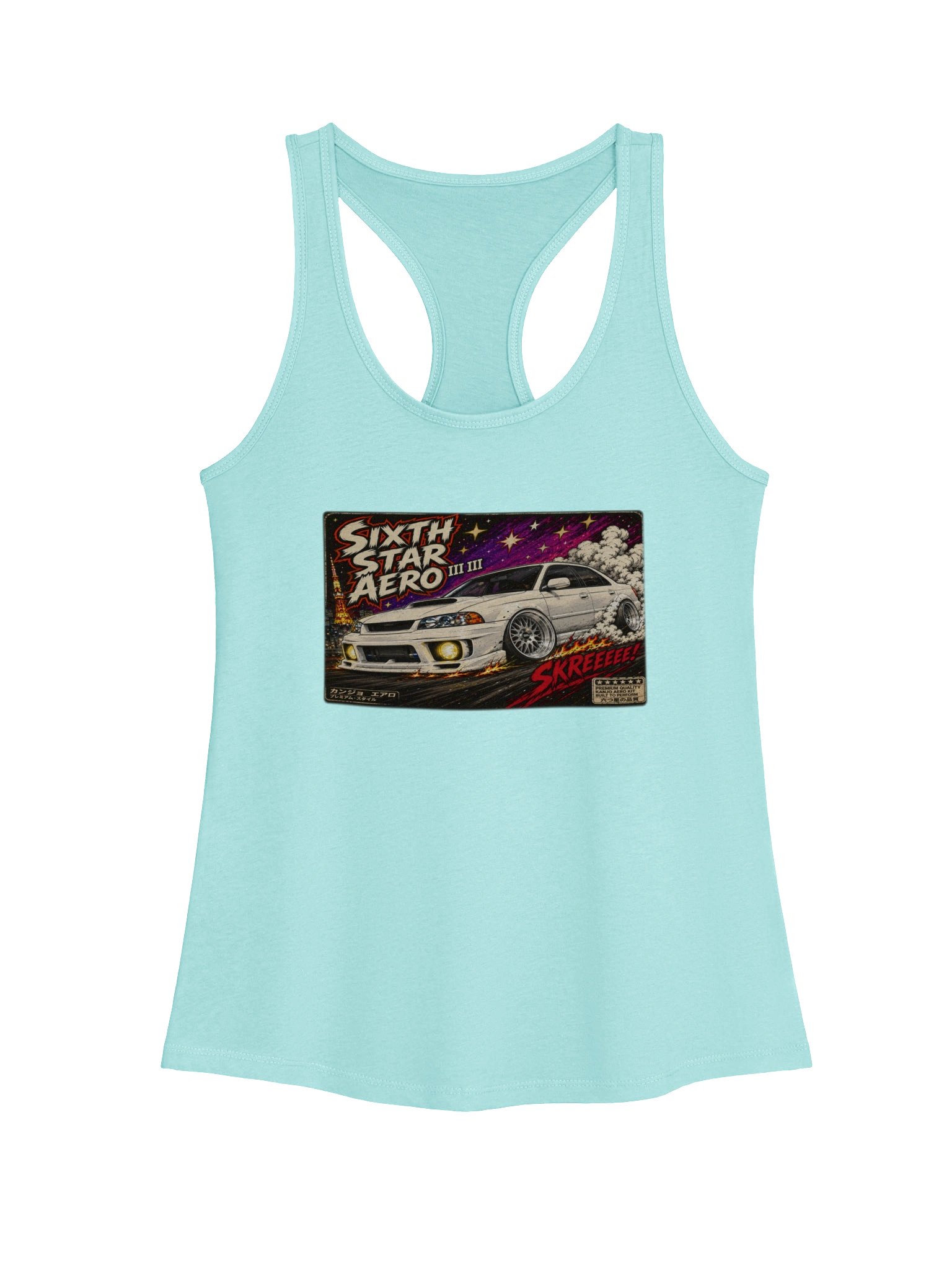Let Loose Graphic (Sedan) Womens Racerback product image (37)