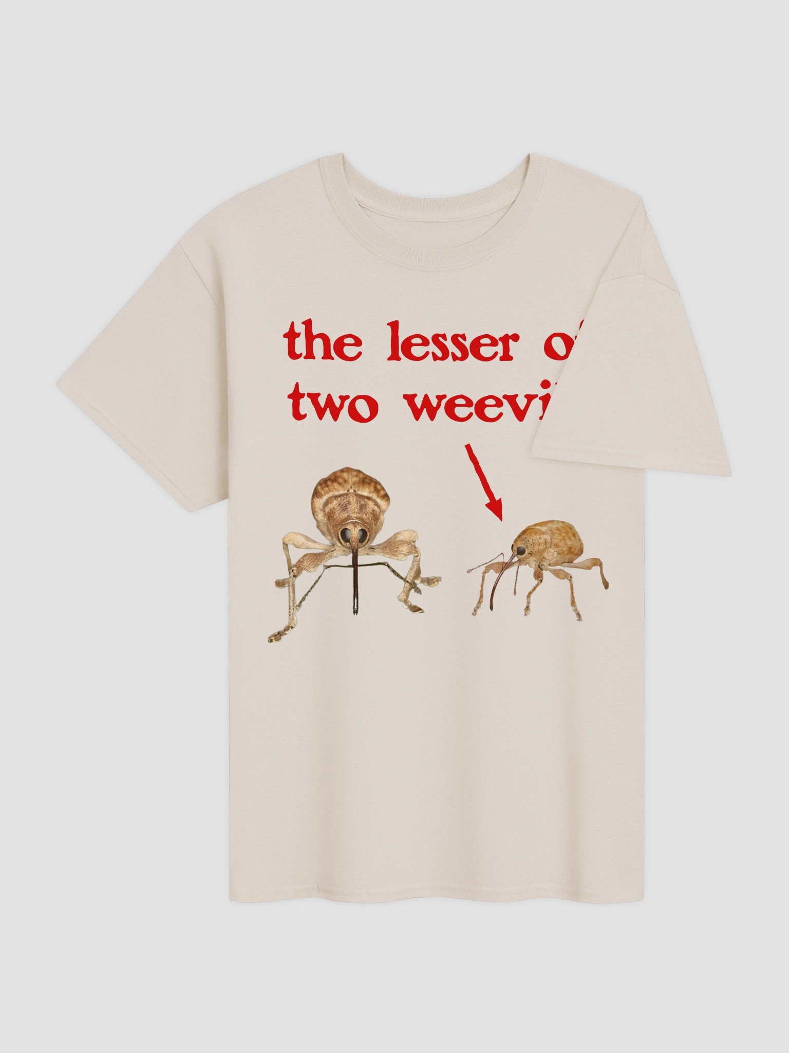 Lesser of two weevils T-shirt product image (15)