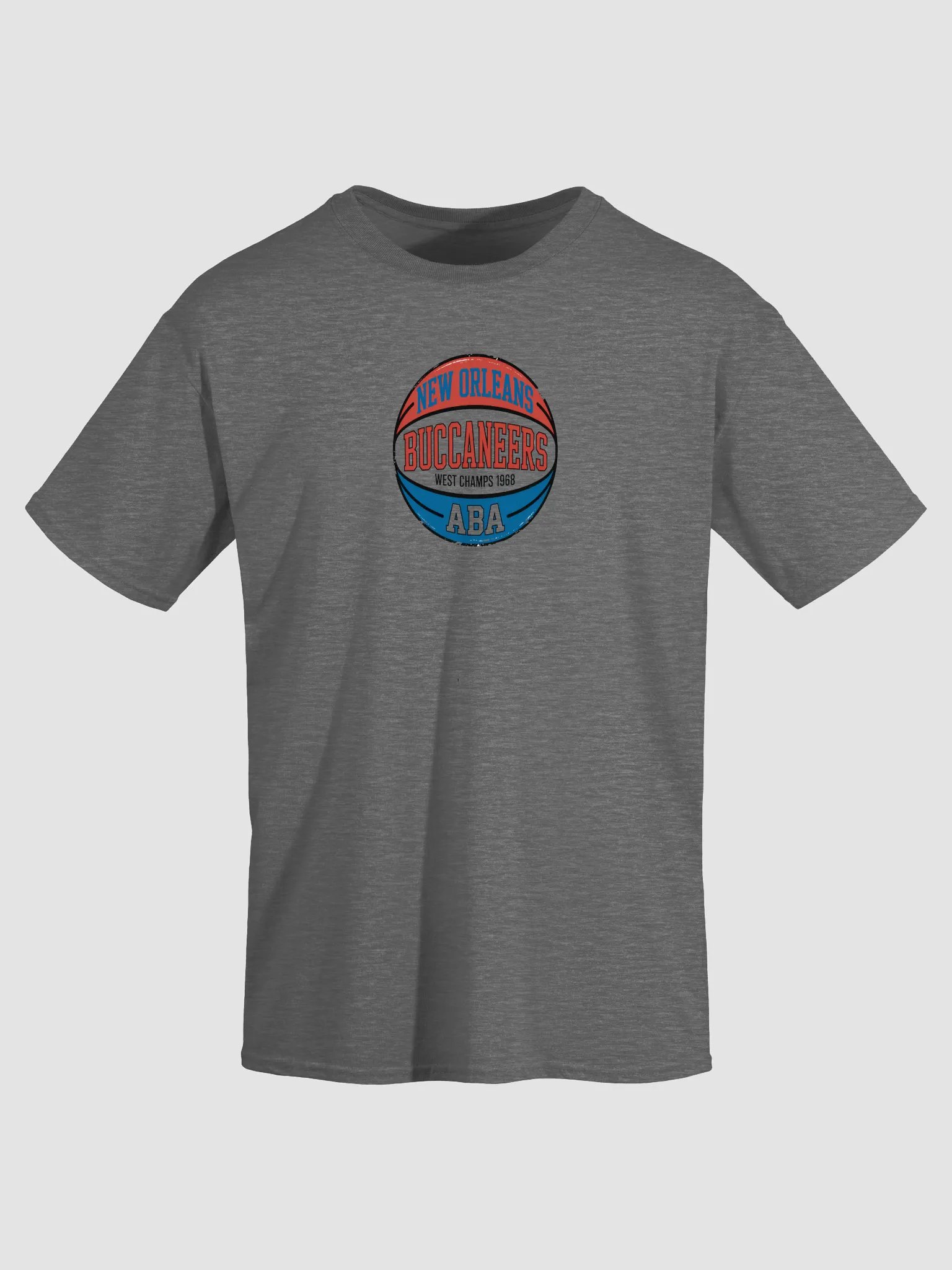 New Orleans Buccaneers ABA Basketball Logo T-Shirt product image (16)