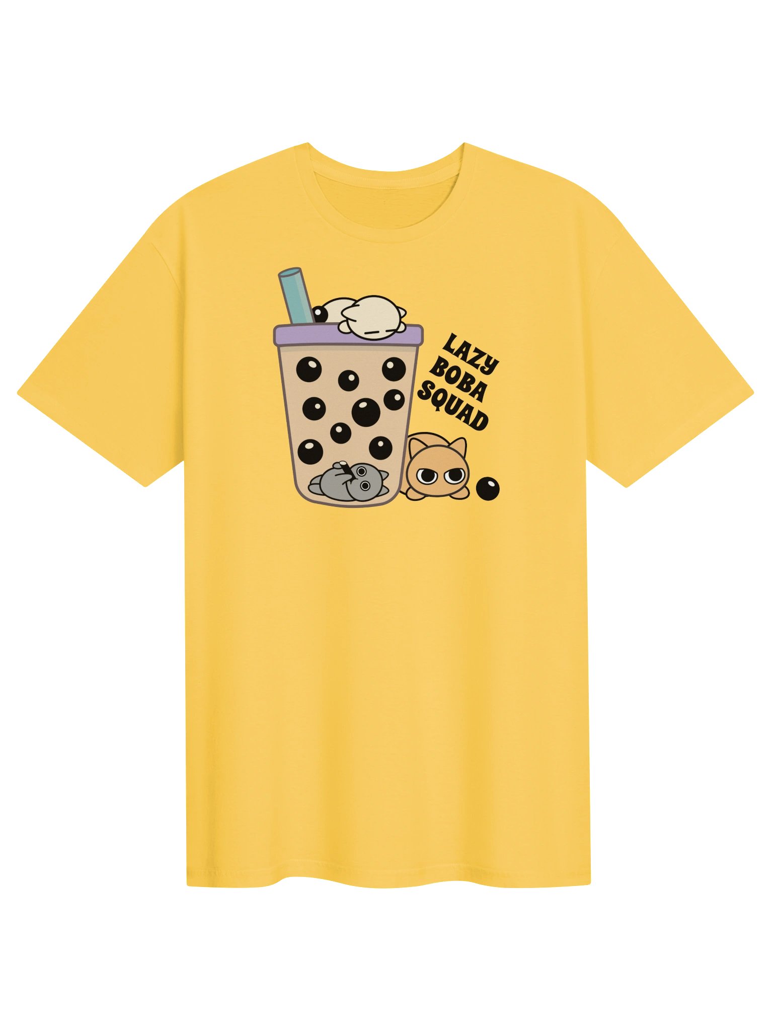 Boba Cat - Unisex Adult Super Soft Lightweight T-shirt product image (1)