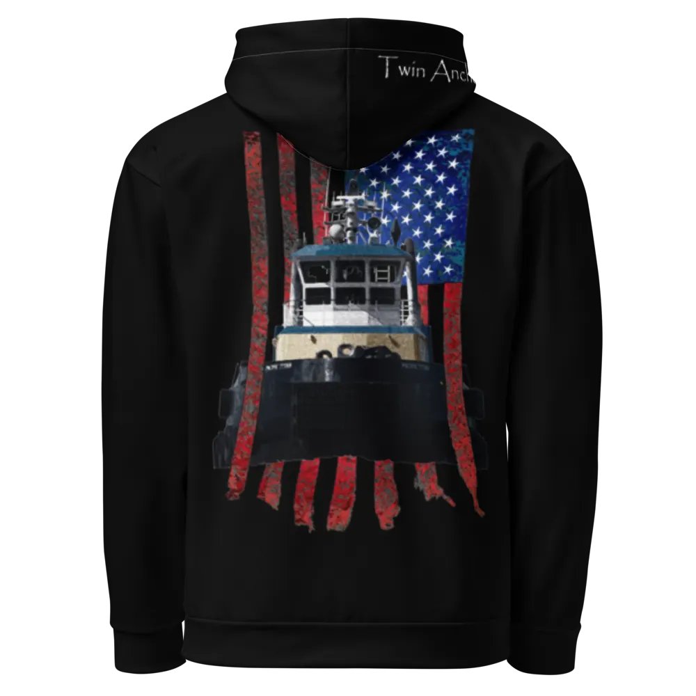 AF - Pacific Titan (Black)– Performance Marine Wear | Twin Anchor Apparel North Current Line product image (9)