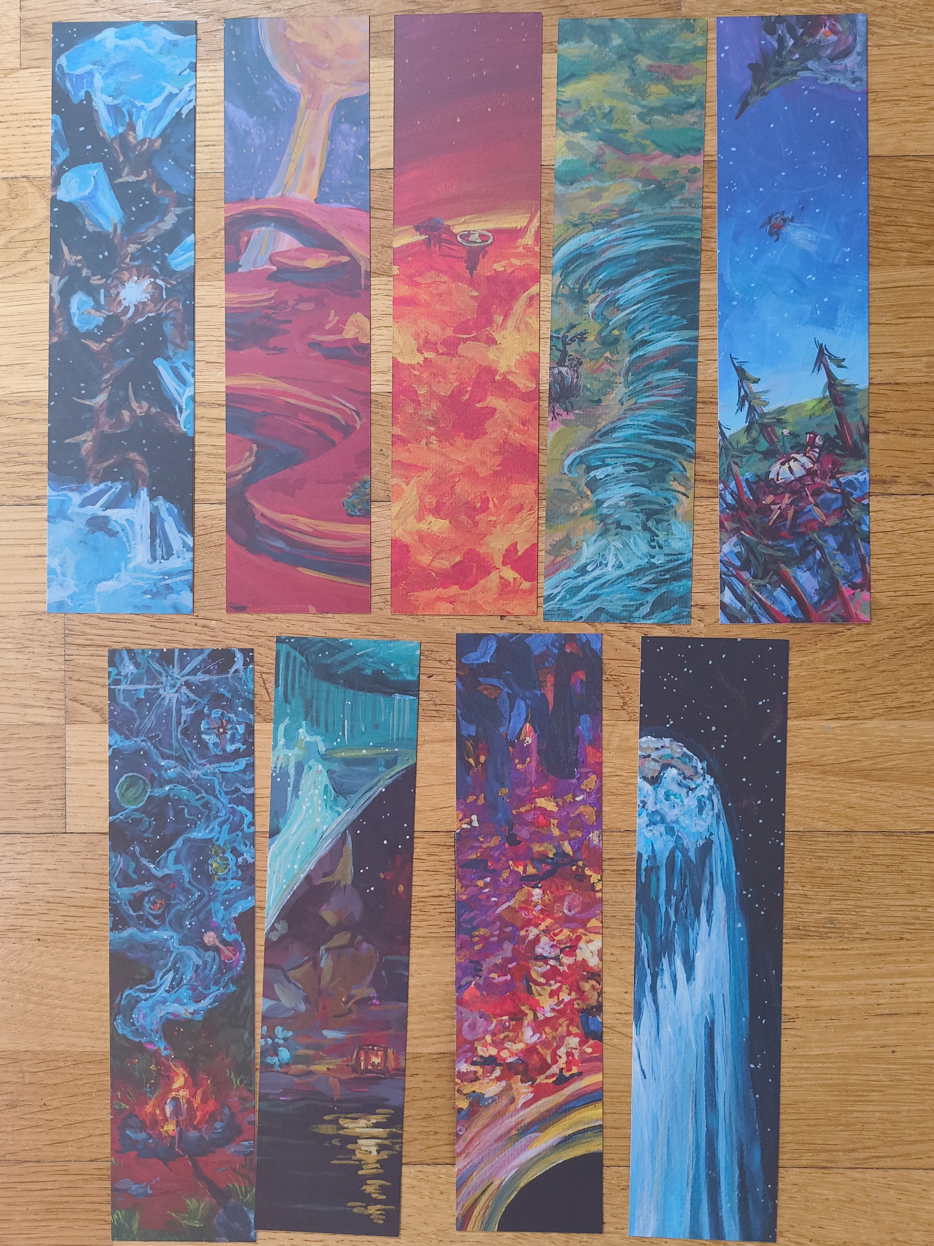Doublesided bookmark - long product image (1)