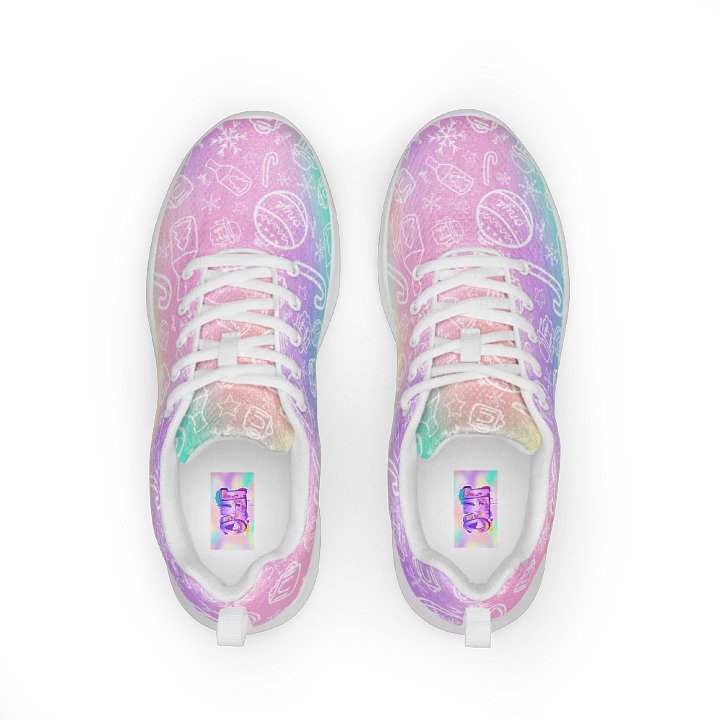 Limited Edition Christmas Tie Die Womens Athletic Shoes product image (1)