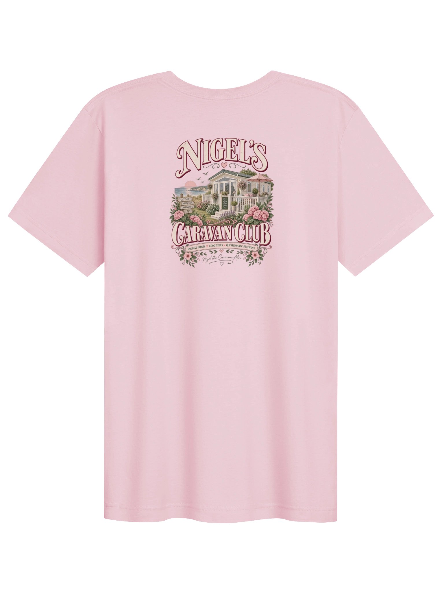 Nigel’s Caravan Club | Pink Floral Tee product image (2)