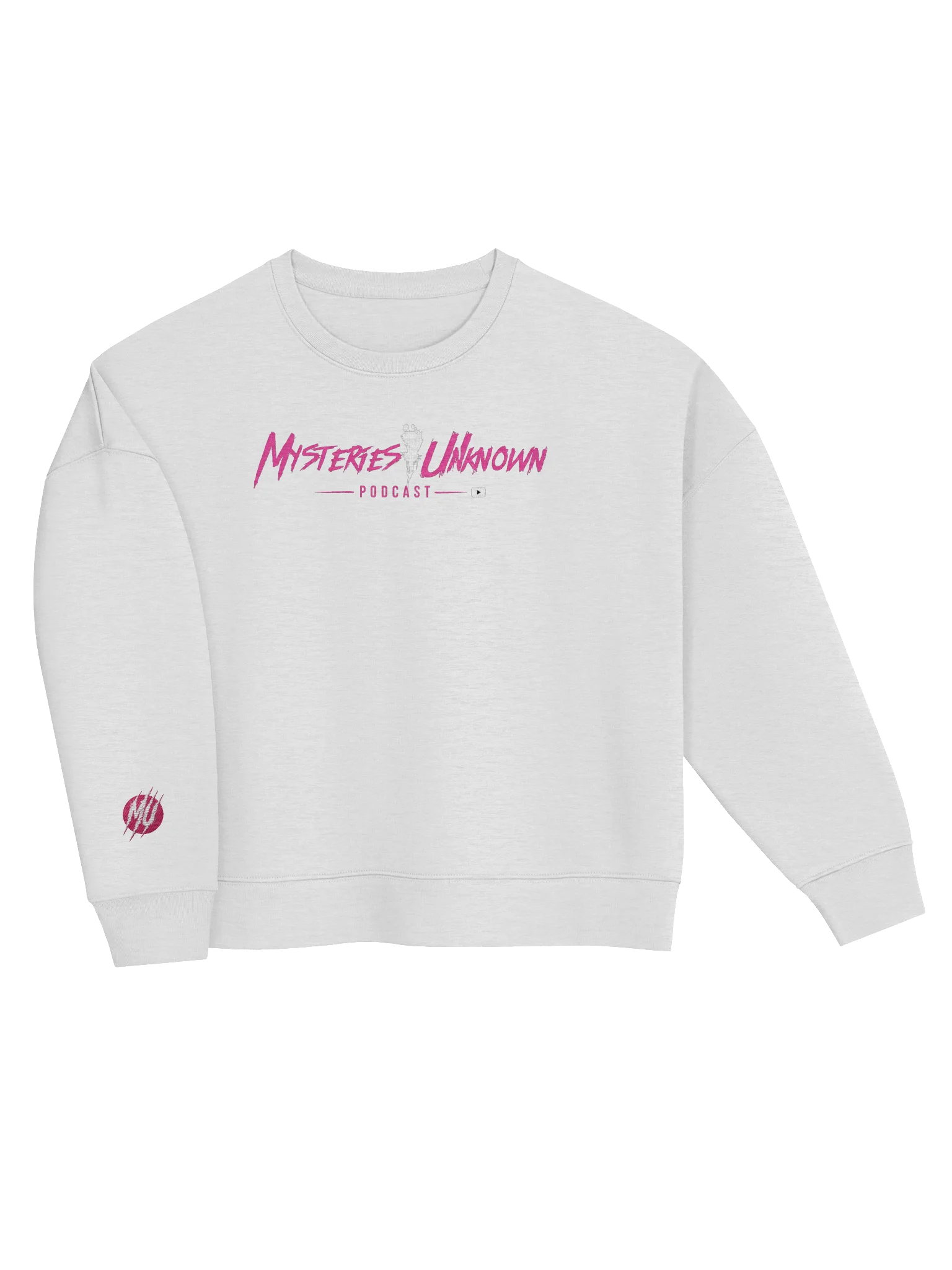 Mysteries Unknown Pink Logo Women’s T-Shirt product image (3)