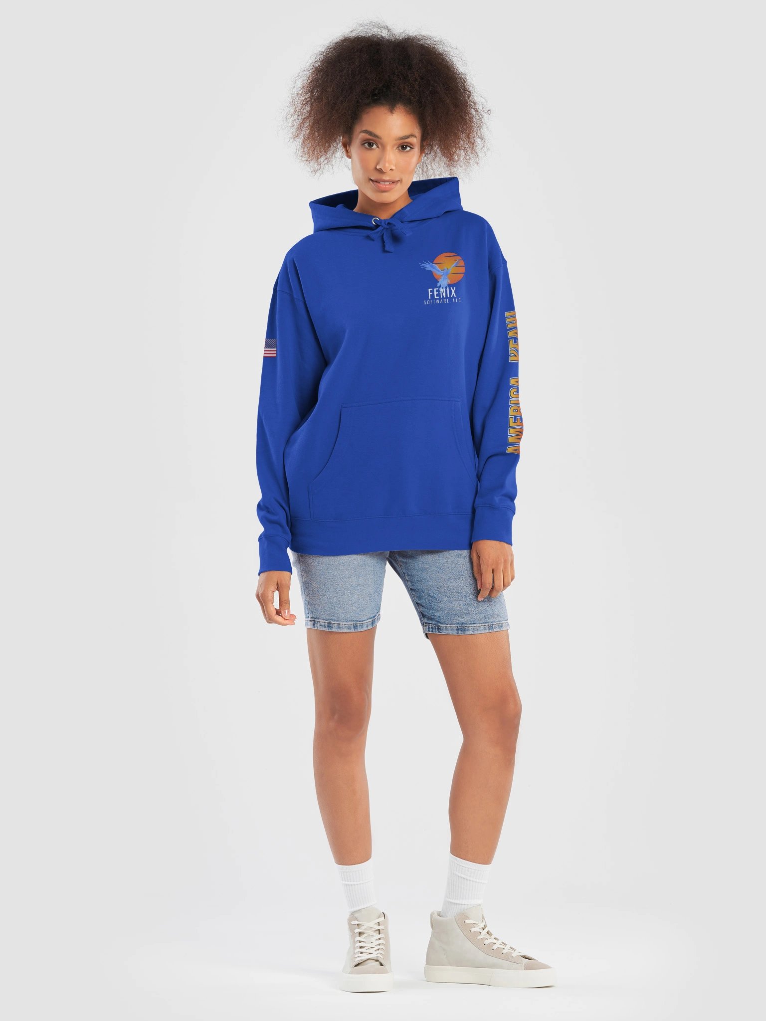 Fenix Software Phoenix Hoodie – Royal product image (7)