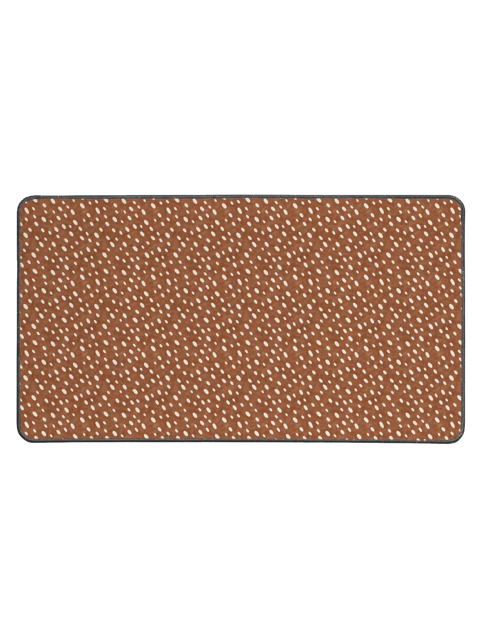 Cocoa Fawn Desk Mat — Brown & Cream Deer Print product image (1)