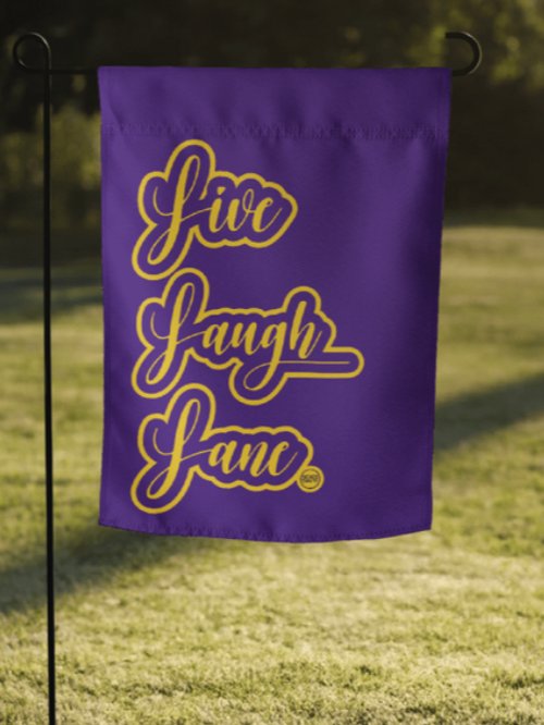 Live Laugh Lane 2 Sided Garden Flag product image (1)