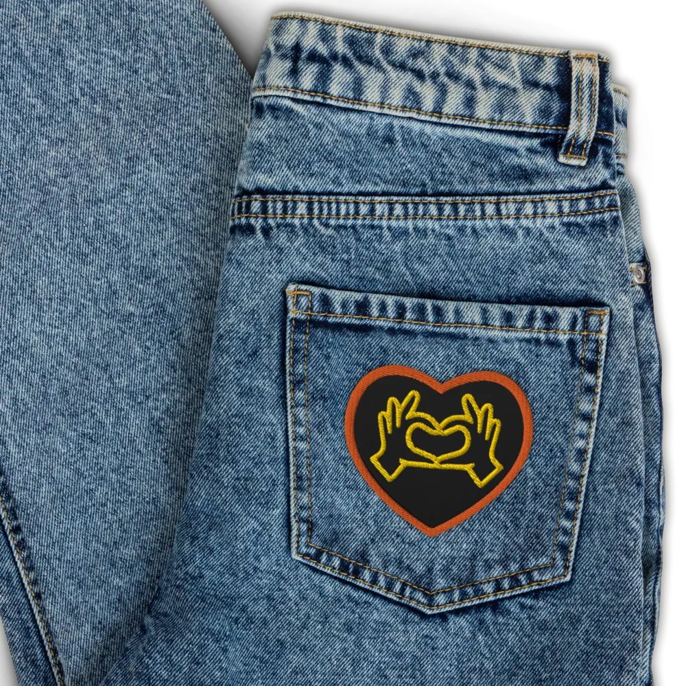 Love Gesture Embroidered Patch product image (3)
