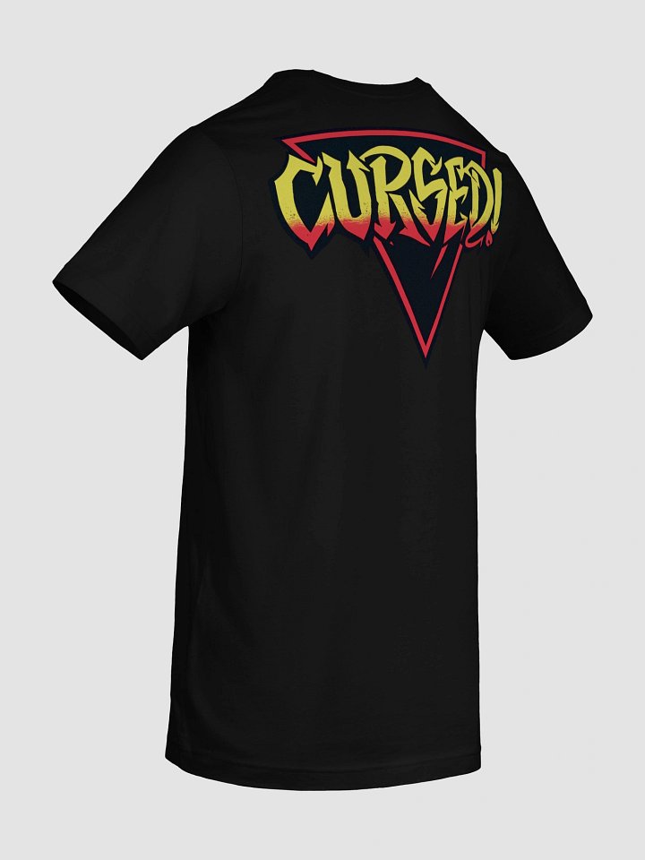 Men's Black Danhausen Cursed! T-Shirt product image (2)