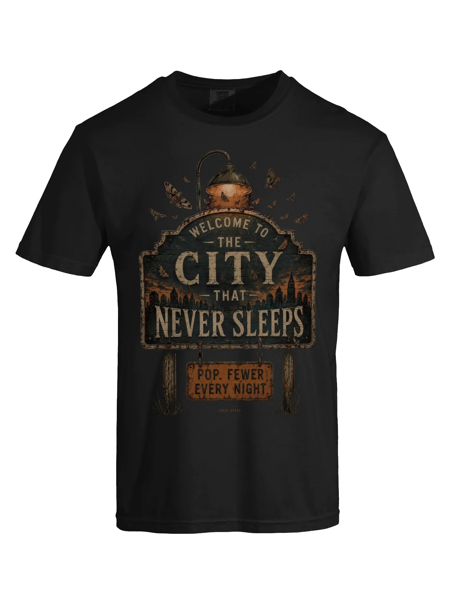 Welcome to the City That Never Sleeps — Urban Legend Horror T-Shirt product image (4)