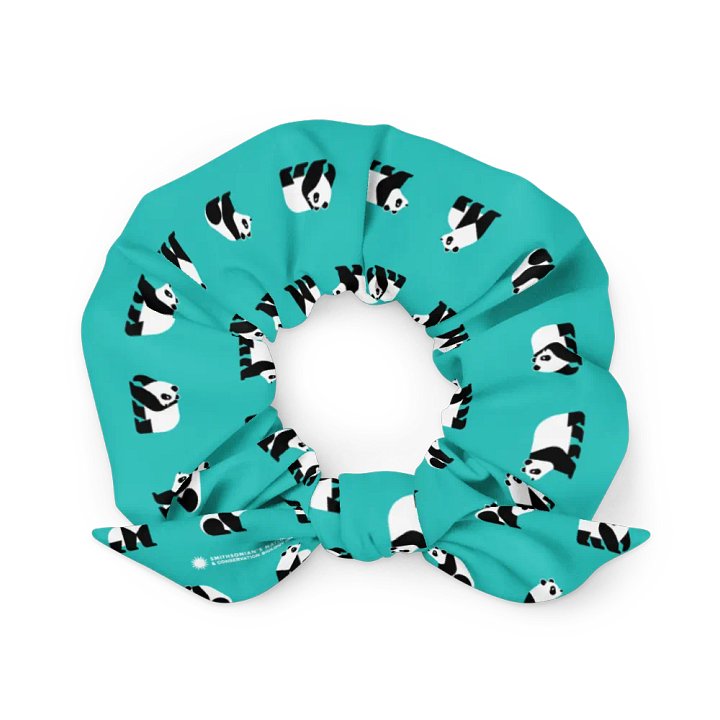 Panda Scrunchie (Teal) product image (2)