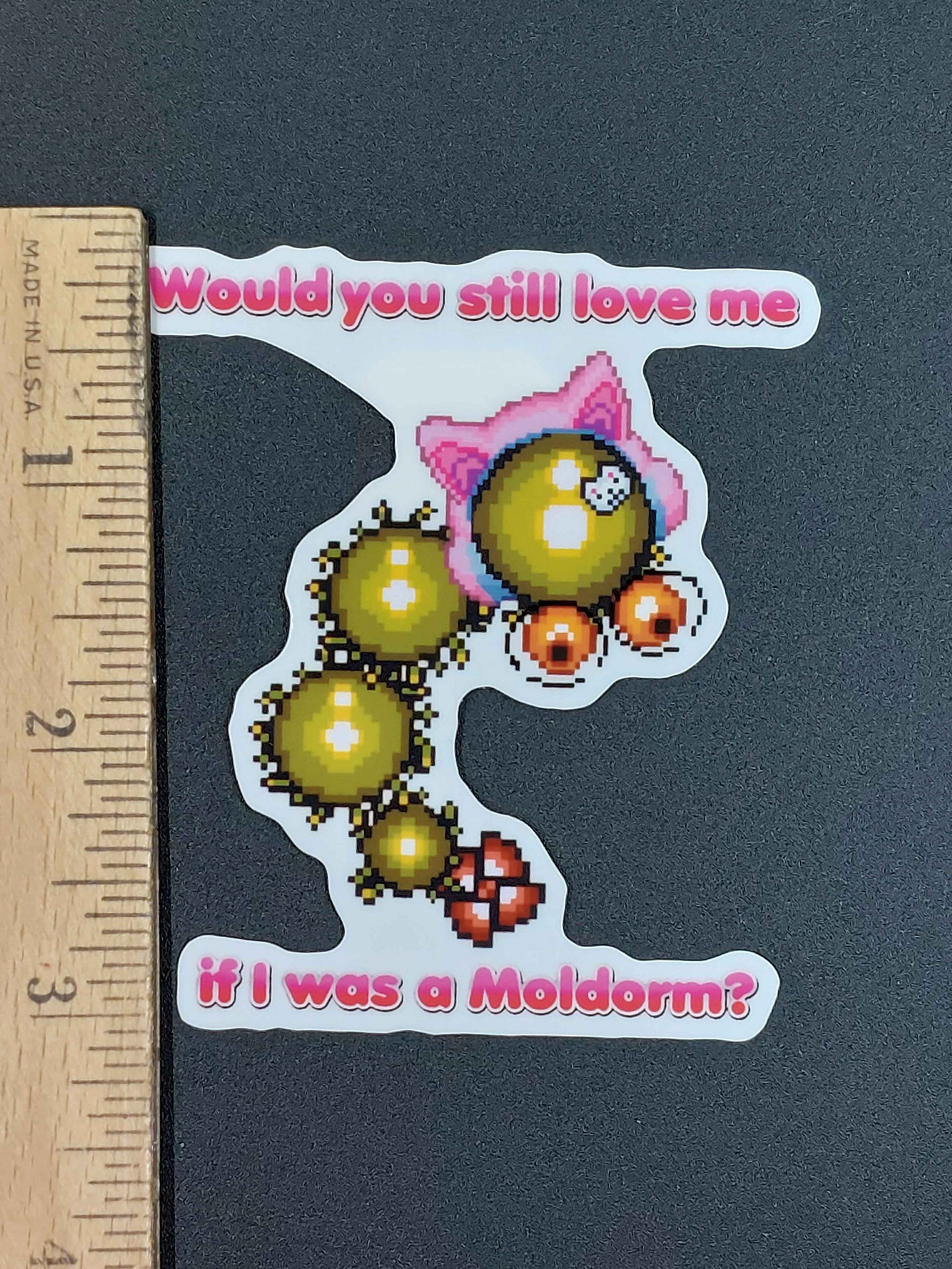 5 pack Clear plastic Moldorm sticker v2 product image (3)