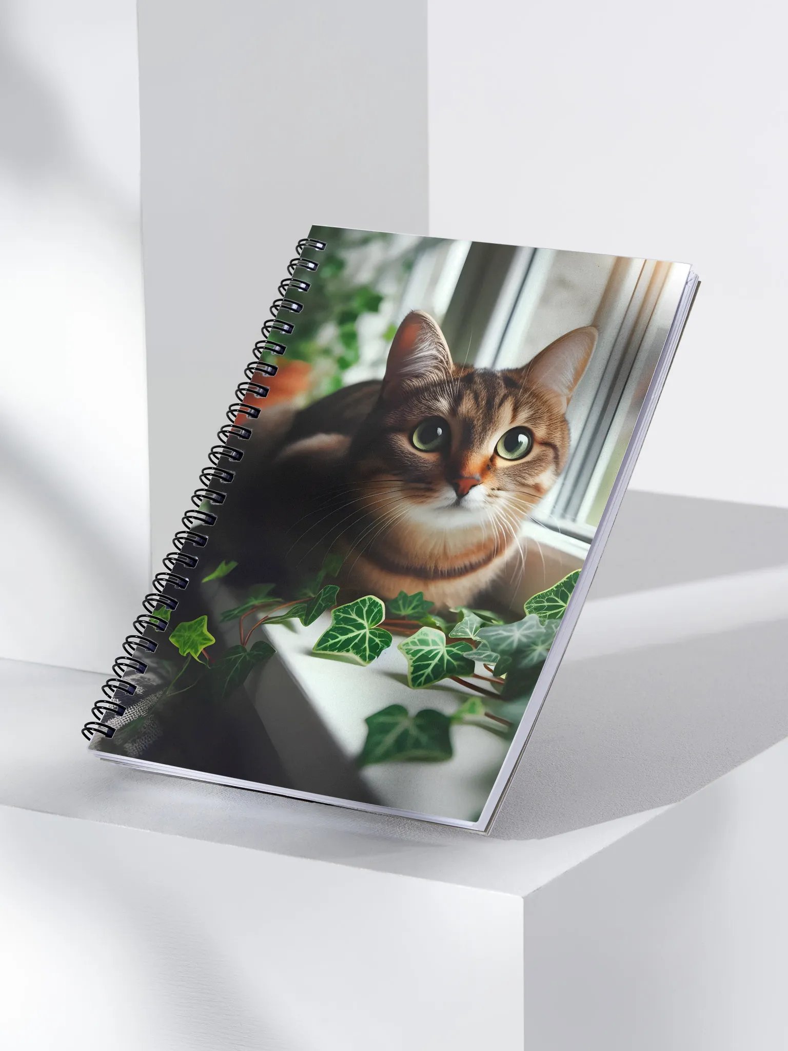Window Watcher Spiral Doted Notebook product image (3)