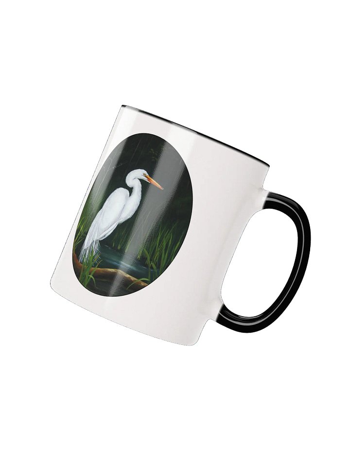 Egret Elegance Ceramic Mug product image (10)