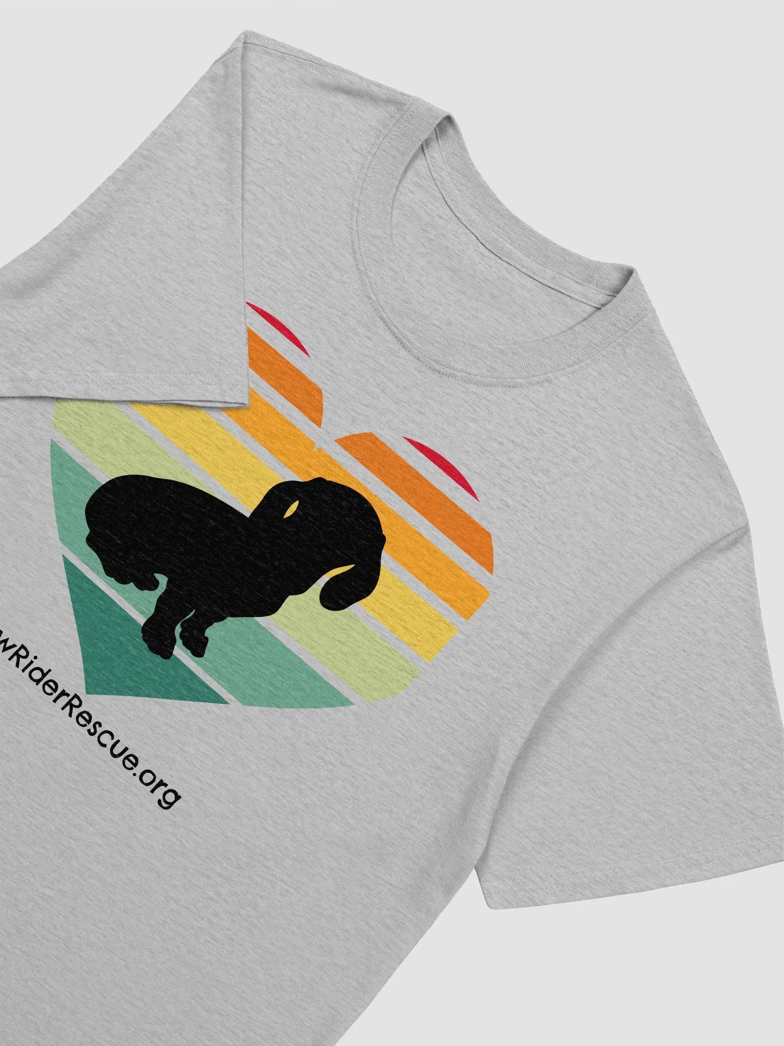 Dachshund Sunset Heart LOVE - Supersoft Unisex T product image (16)