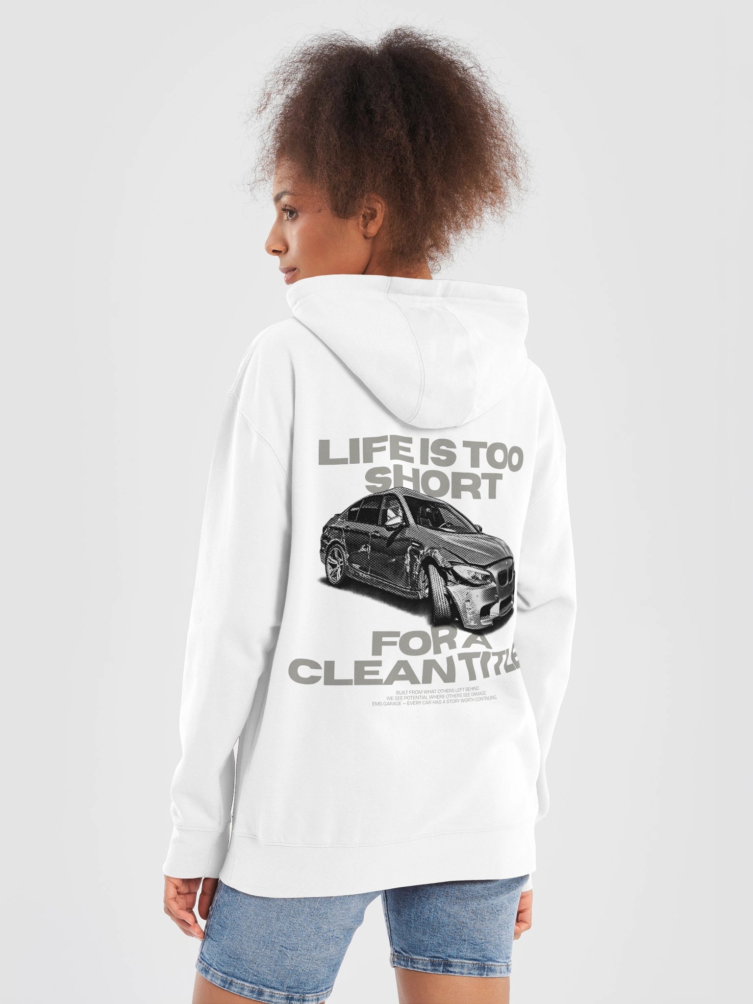LITSFACT WHITE M5 HOODIE product image (6)