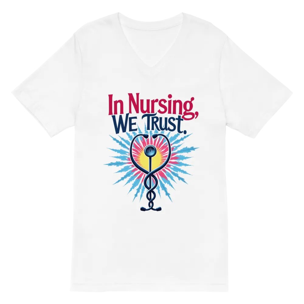 Trust in Nursing V-Neck Tee product image (2)