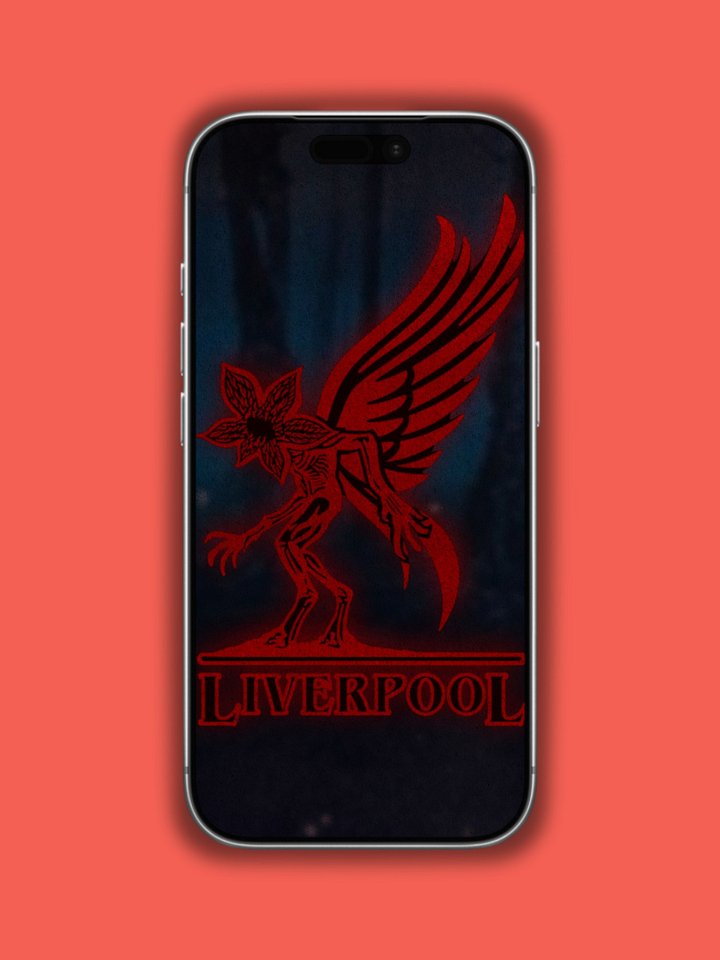 Liverpool × Stranger Things Wallpaper product image (1)