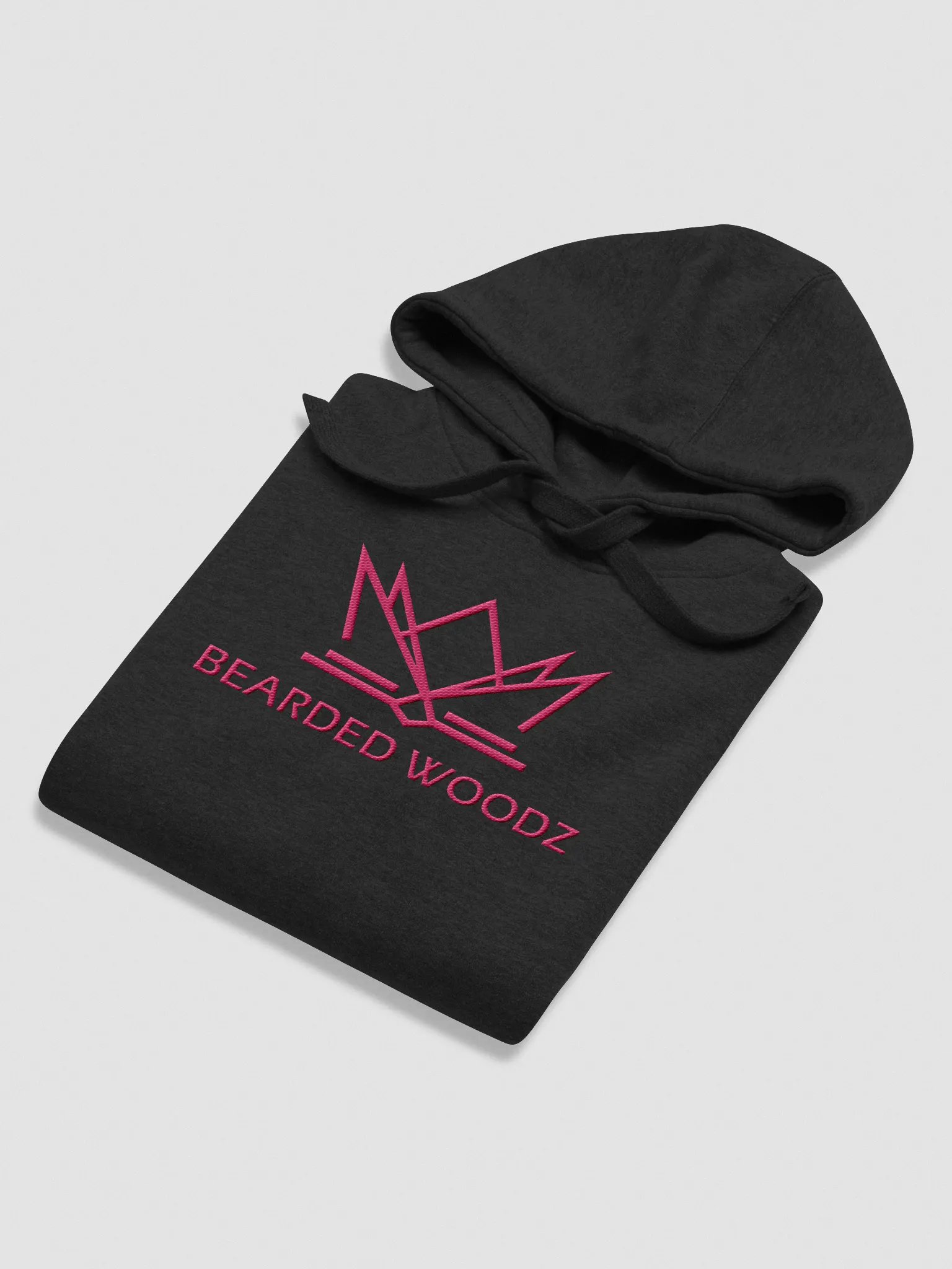 Women's Bearded Woodz Hoodie (Pink Embroidery) product image (3)