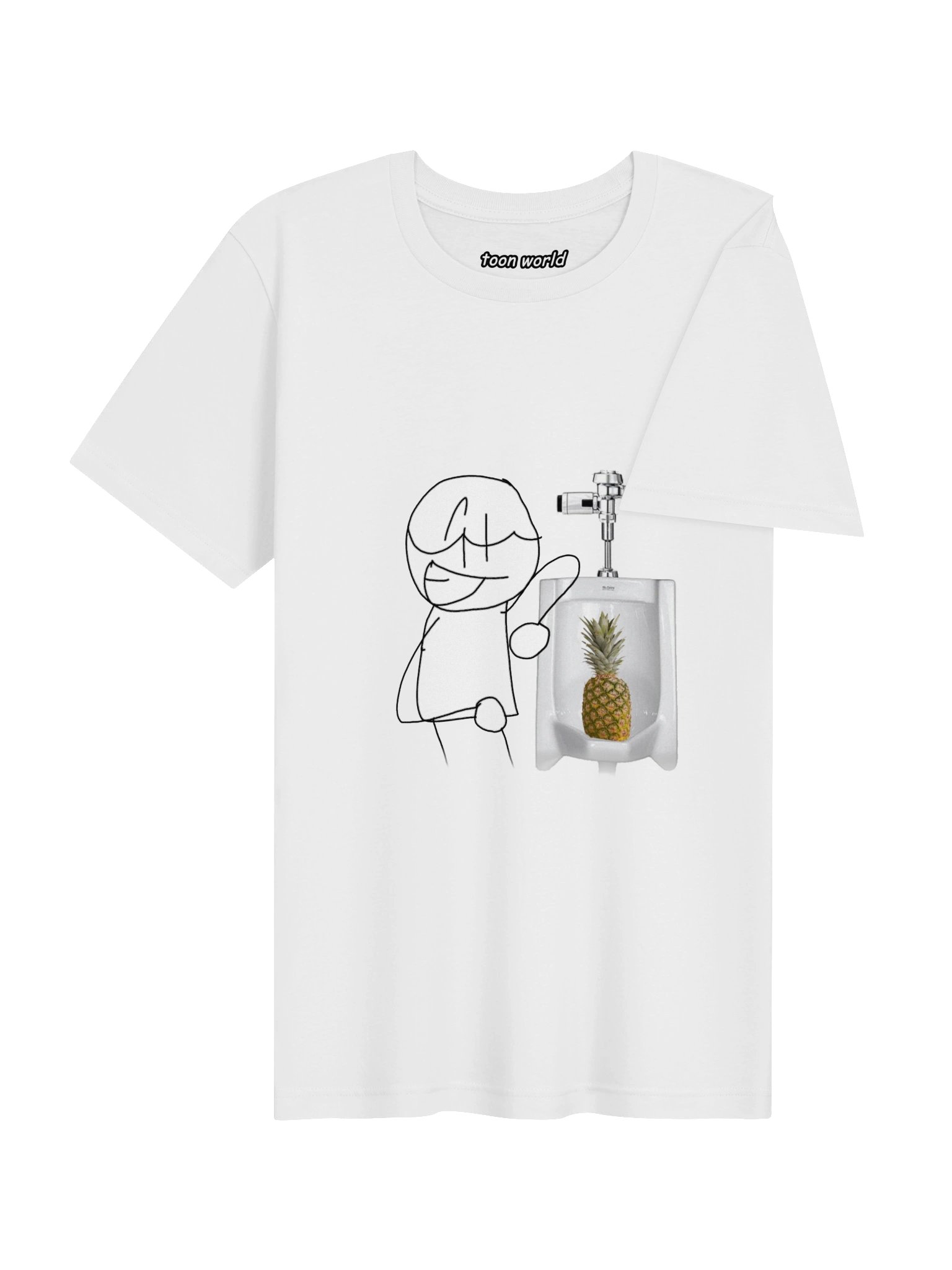 Toony Pineapple In Urinal Shirt product image (4)
