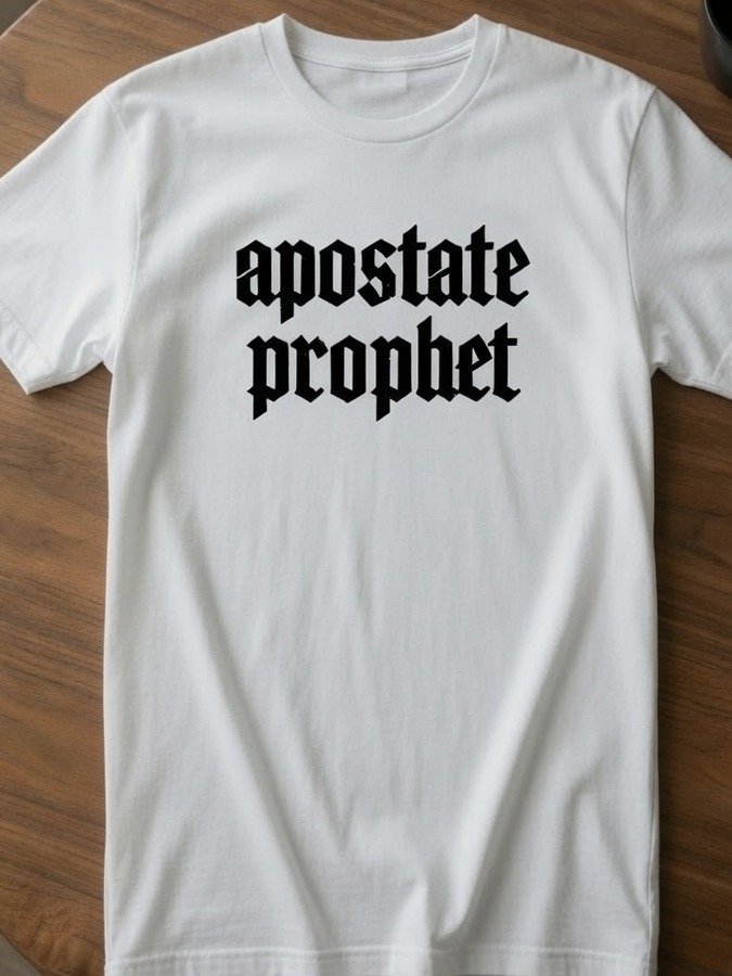 Apostate Prophet White Shirt product image (1)