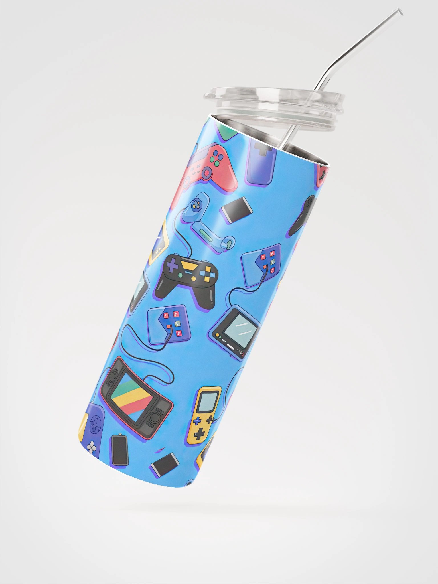 Retro Gaming Steel Tumbler product image (3)