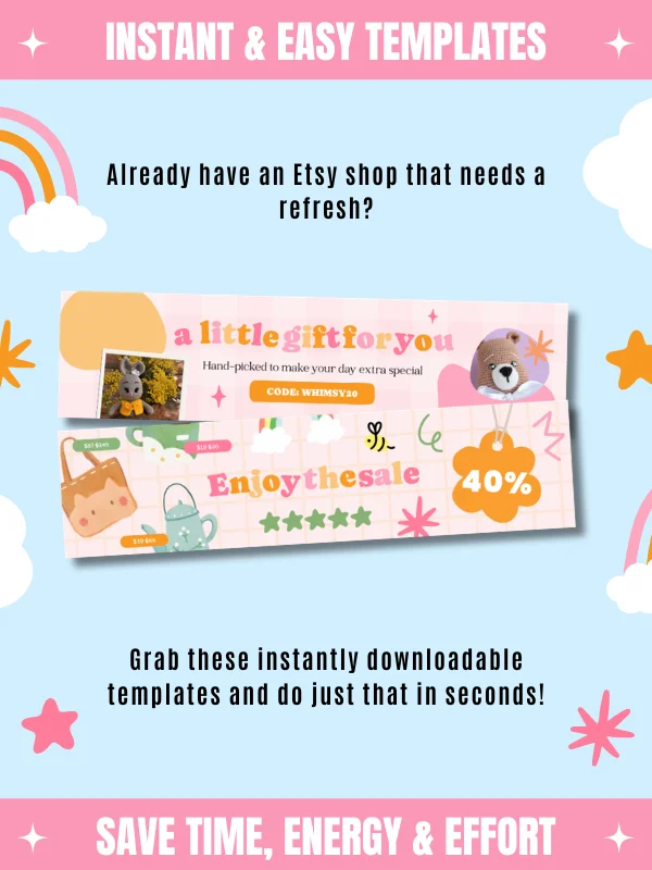 MRR/PLR Garden Etsy Banner Canva Templates product image (9)