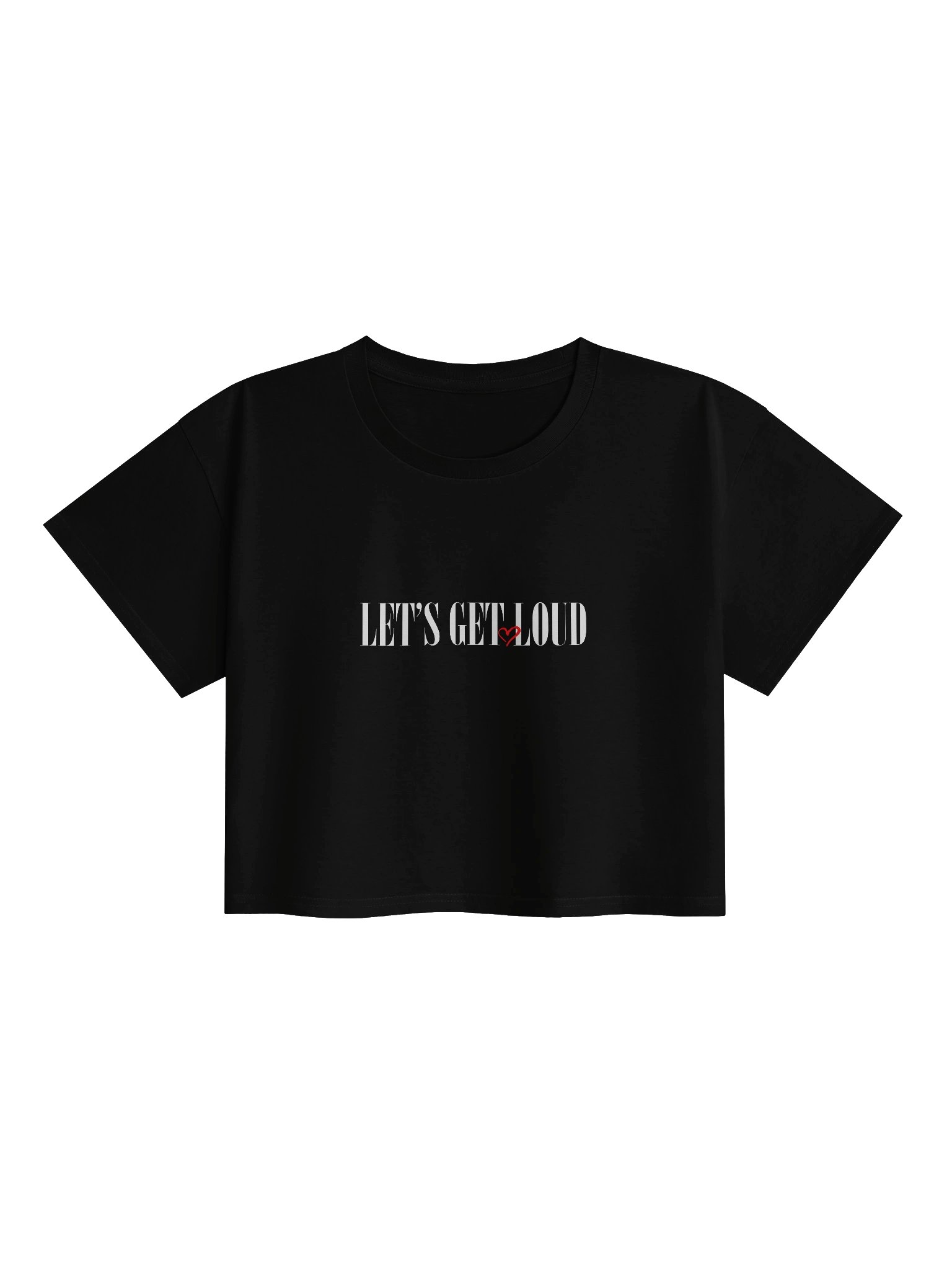 Let's Get Loud Crop Tee product image (1)
