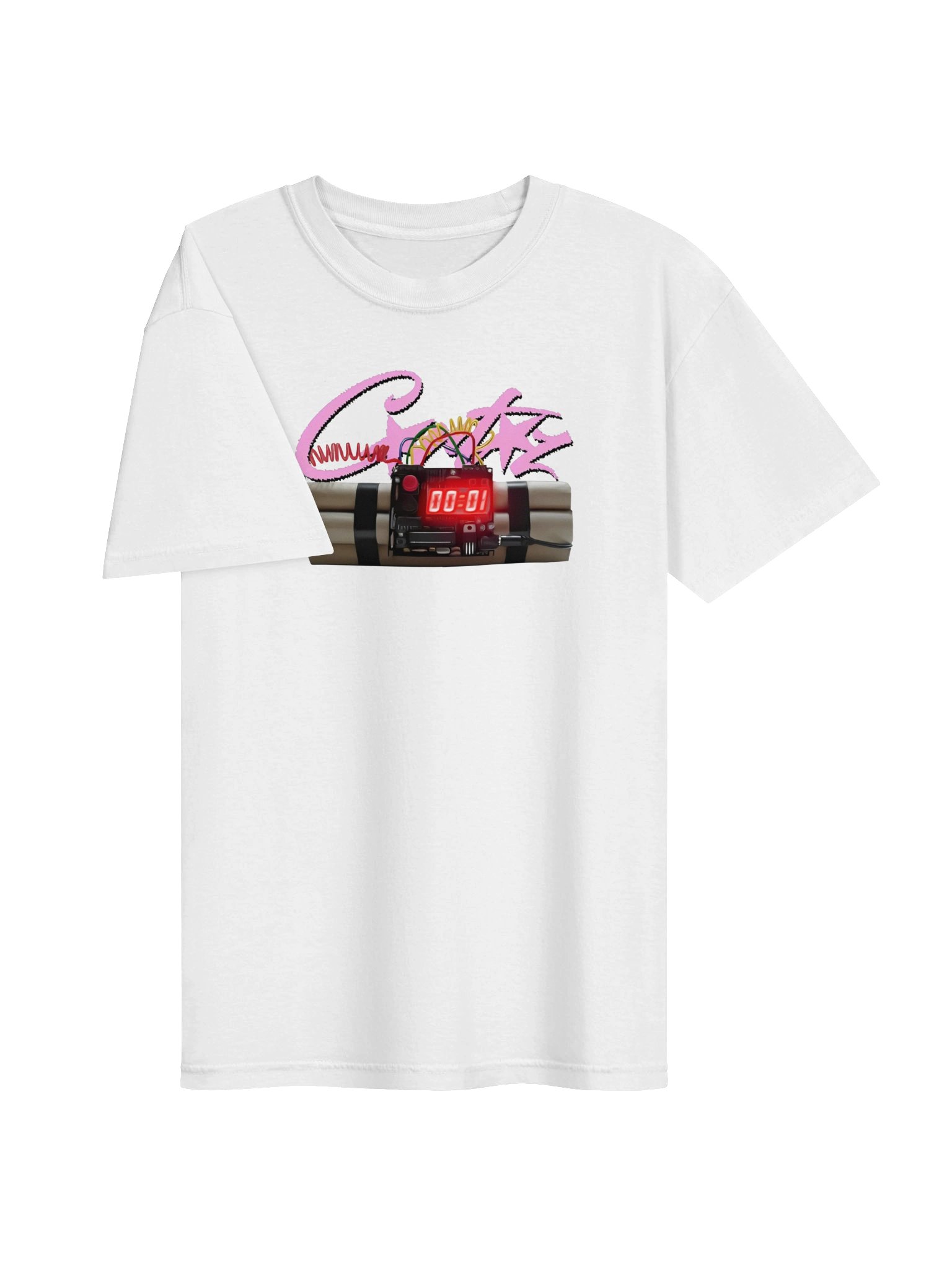 Corteiz No Time 4 Luv T-Shirt – White product image (3)