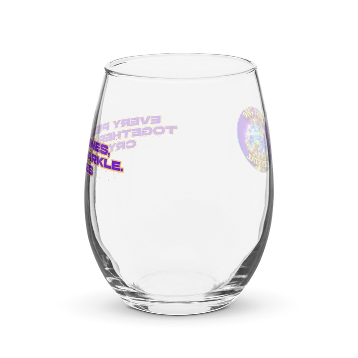 Every Piece Shines Wine Glass product image (1)