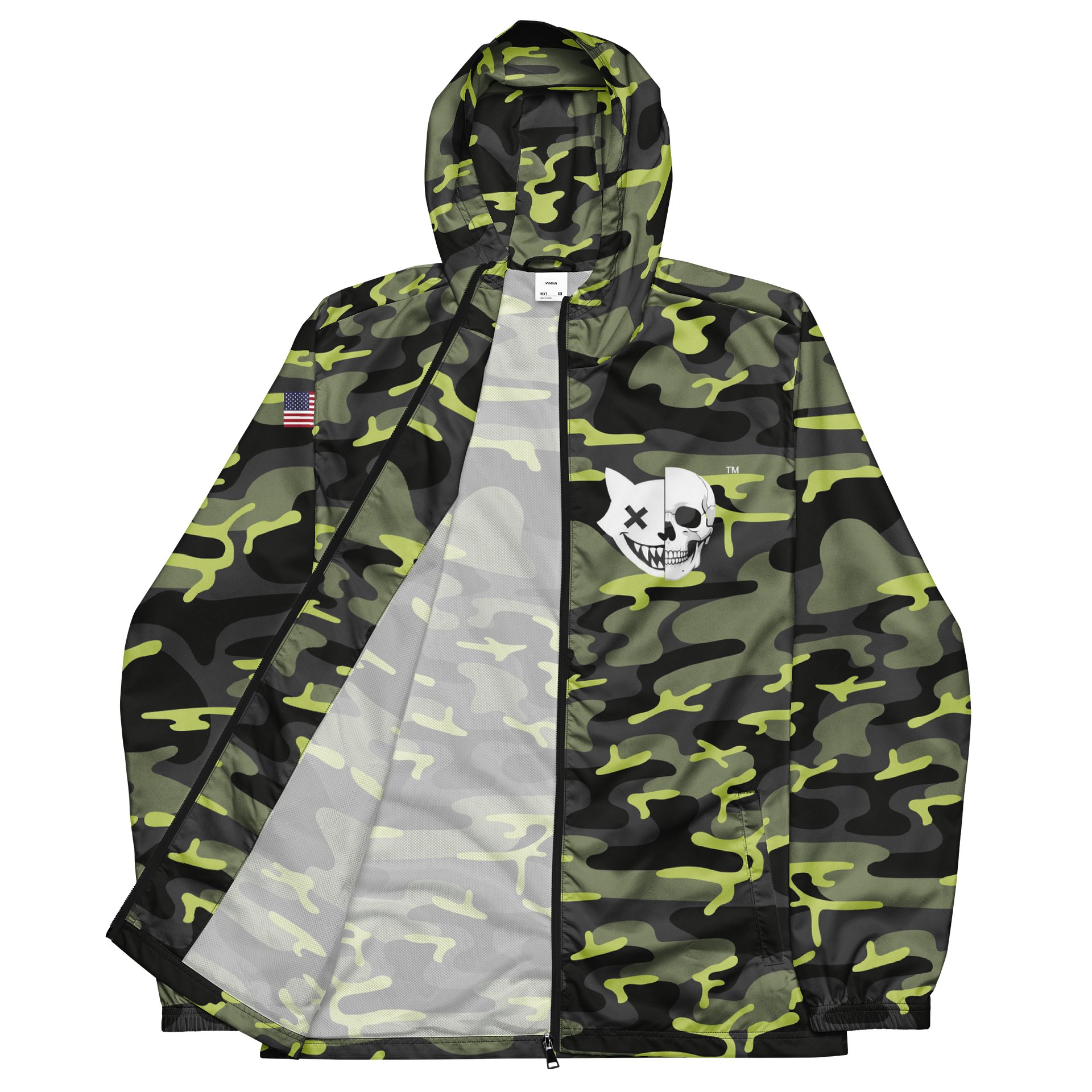 VYNING Skull Camo Windbreaker by Lil Ushaa product image (1)